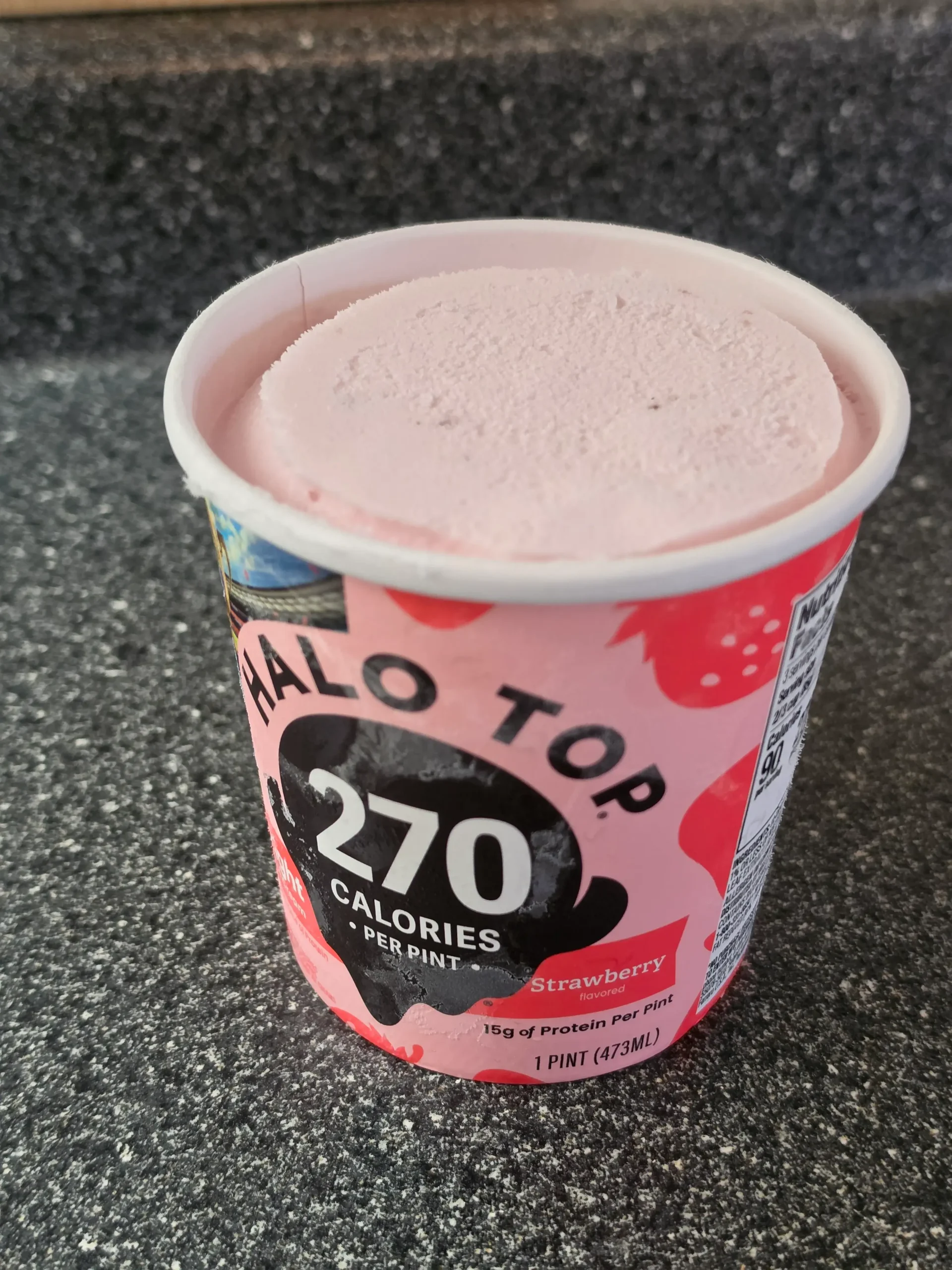 Halo Top Strawberry.