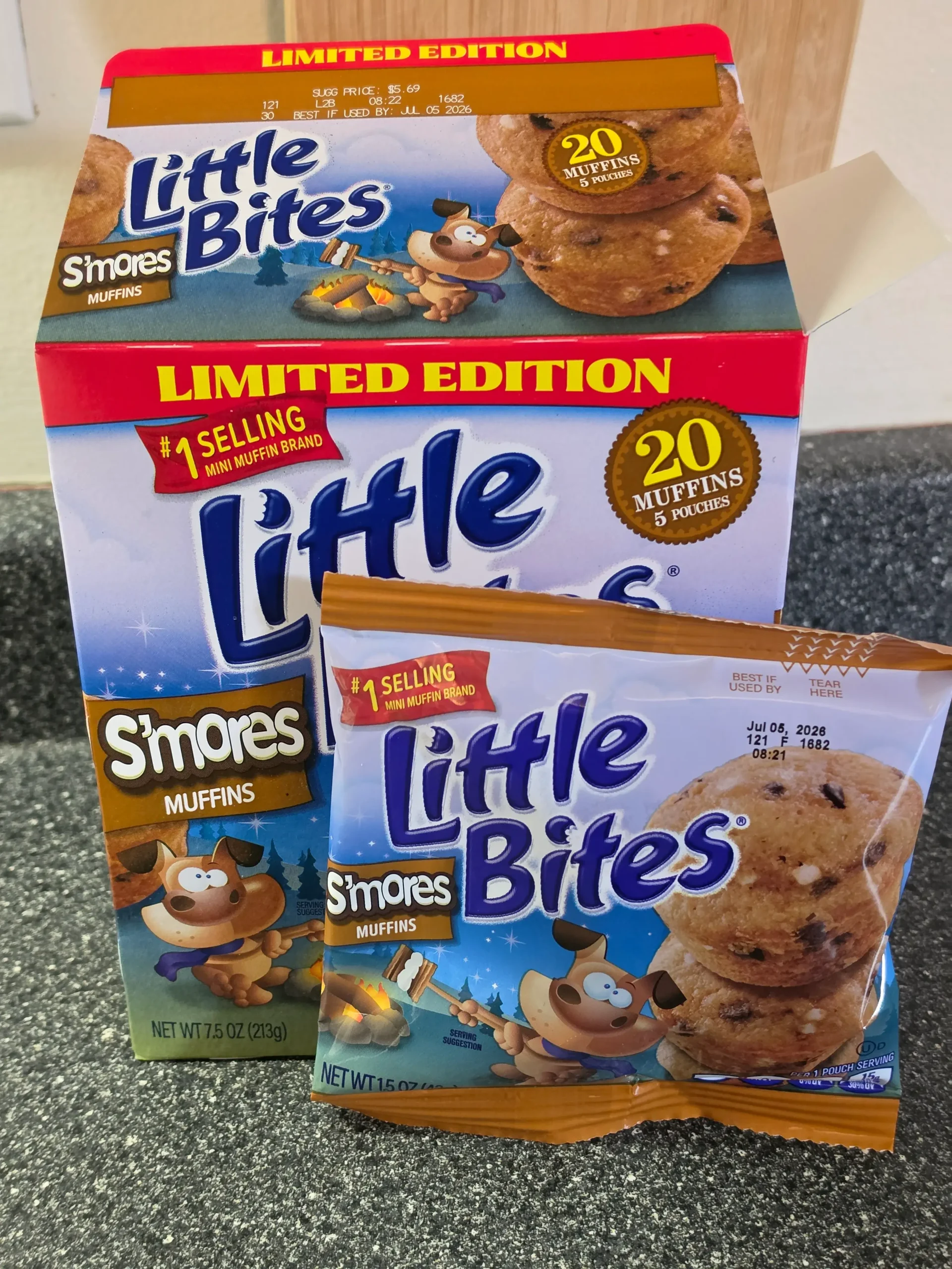 Little Bites S'mores Muffins.