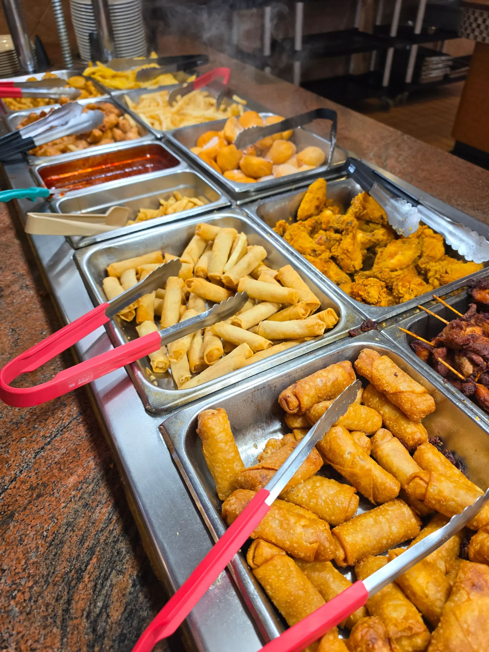 Royal Buffet Providence plate of food.