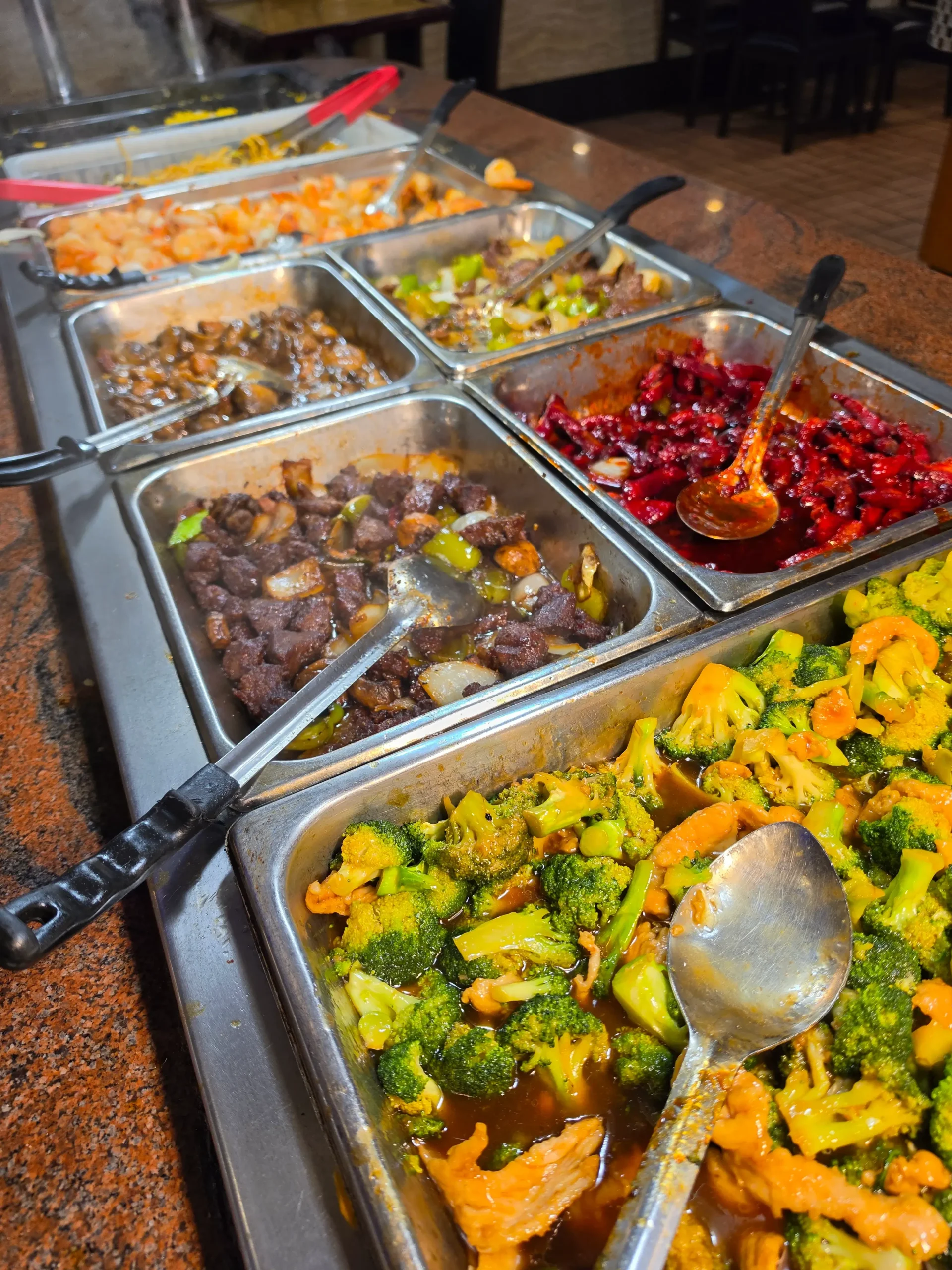 Royal Buffet Providence plate of food.