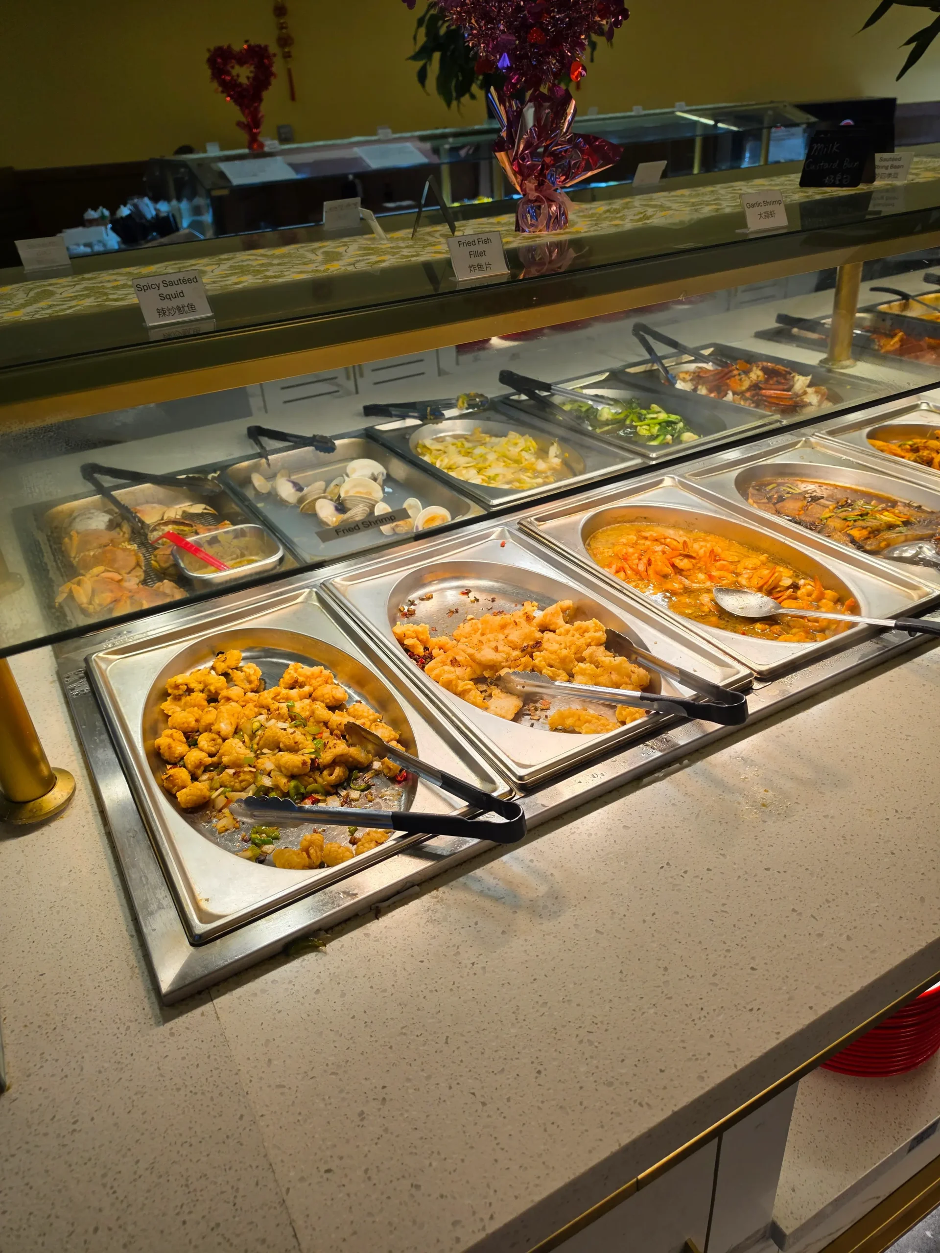 Ichiraku Seafood Buffet & Grill food.