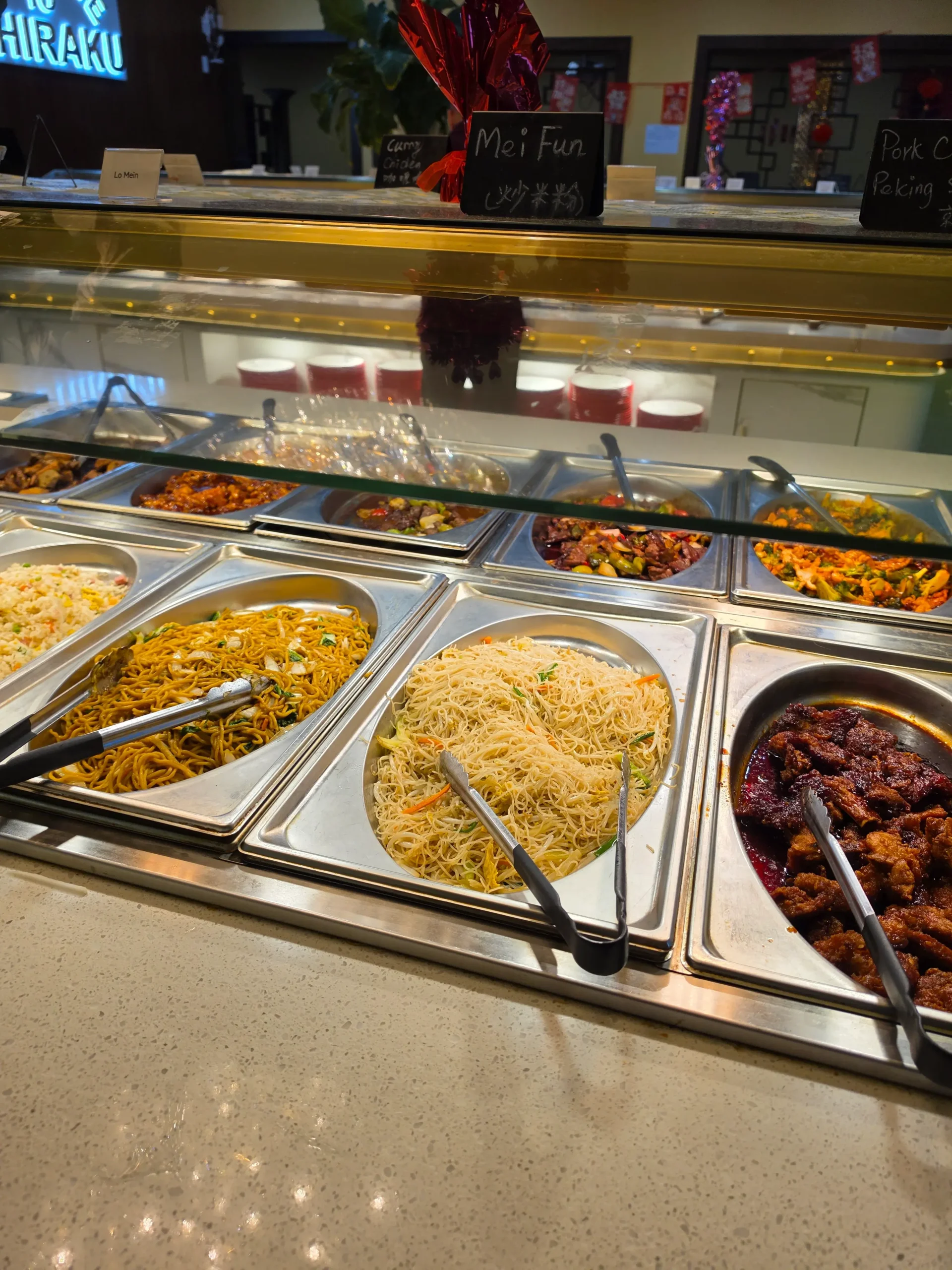 Ichiraku Seafood Buffet & Grill food.