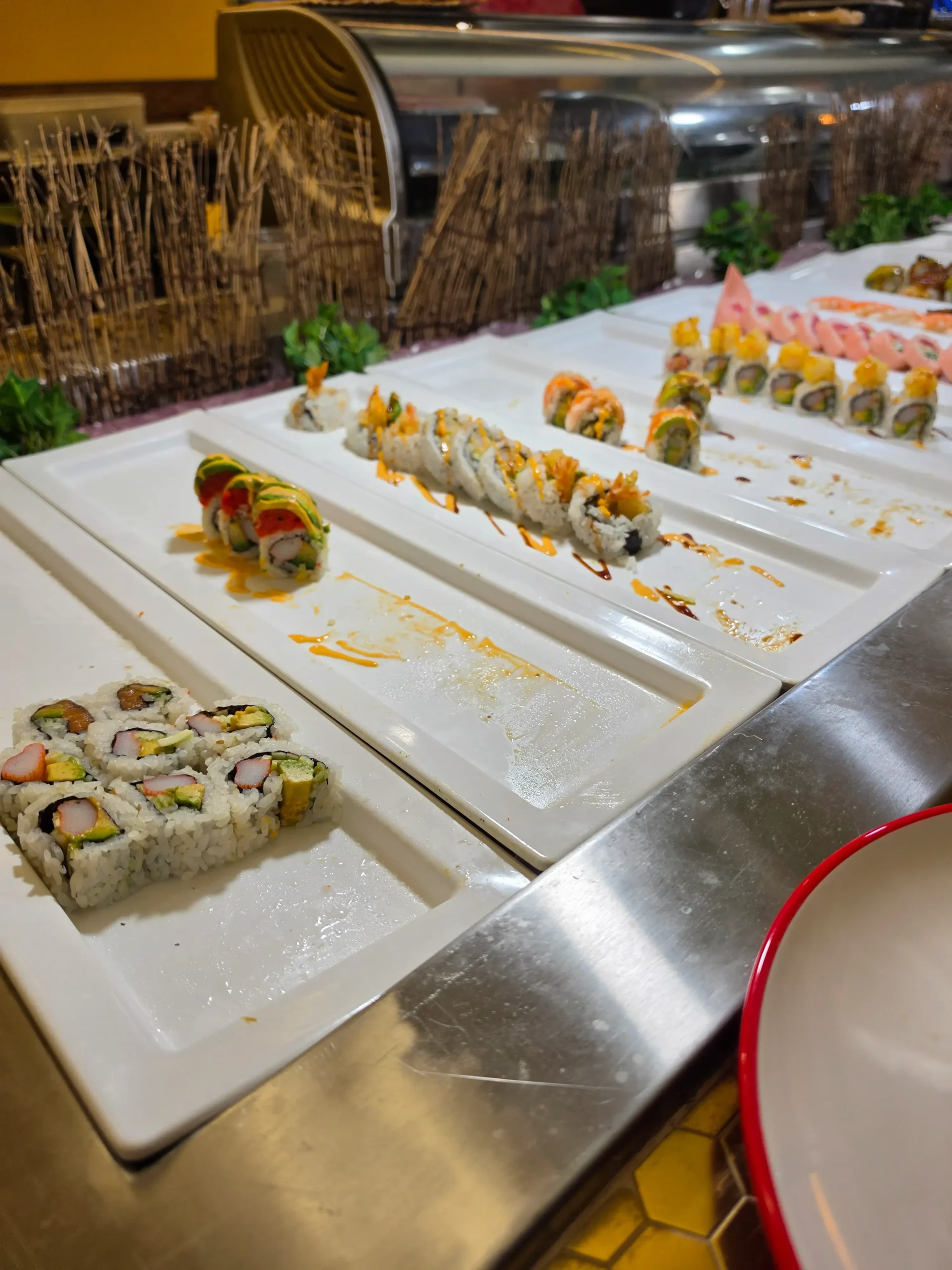 Ichiraku Seafood Buffet & Grill food.