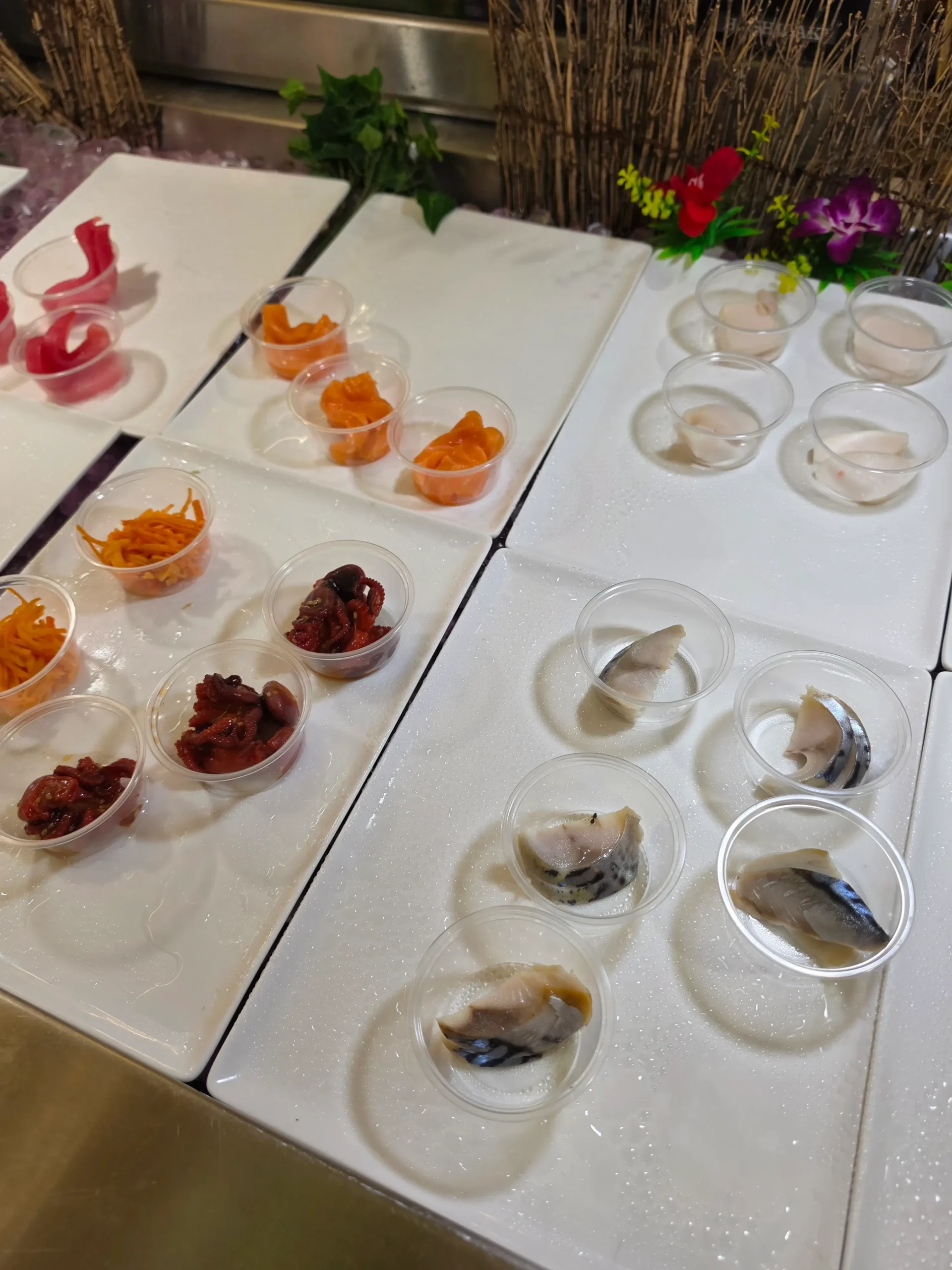 Ichiraku Seafood Buffet & Grill food.