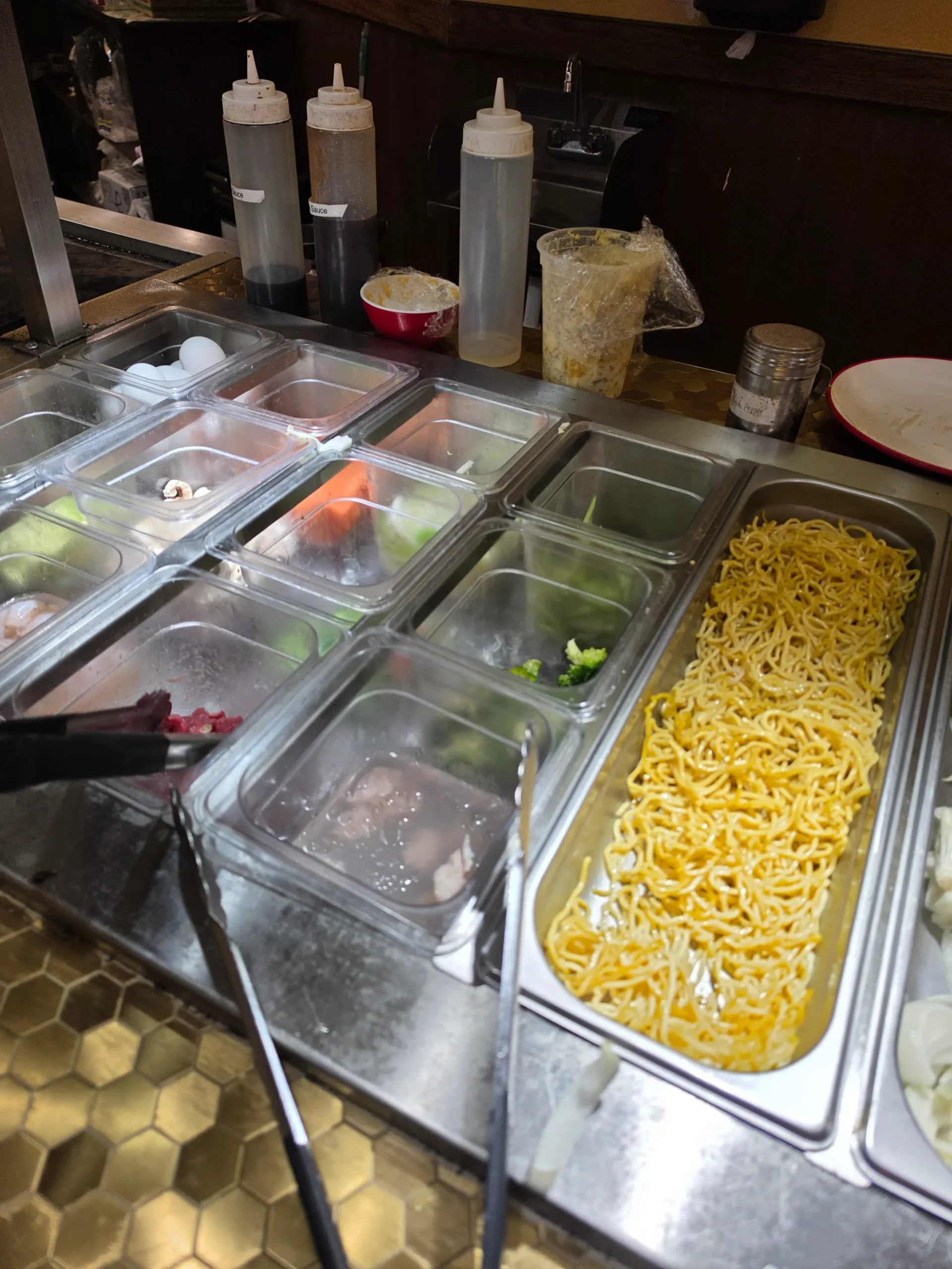 Ichiraku Seafood Buffet & Grill food.