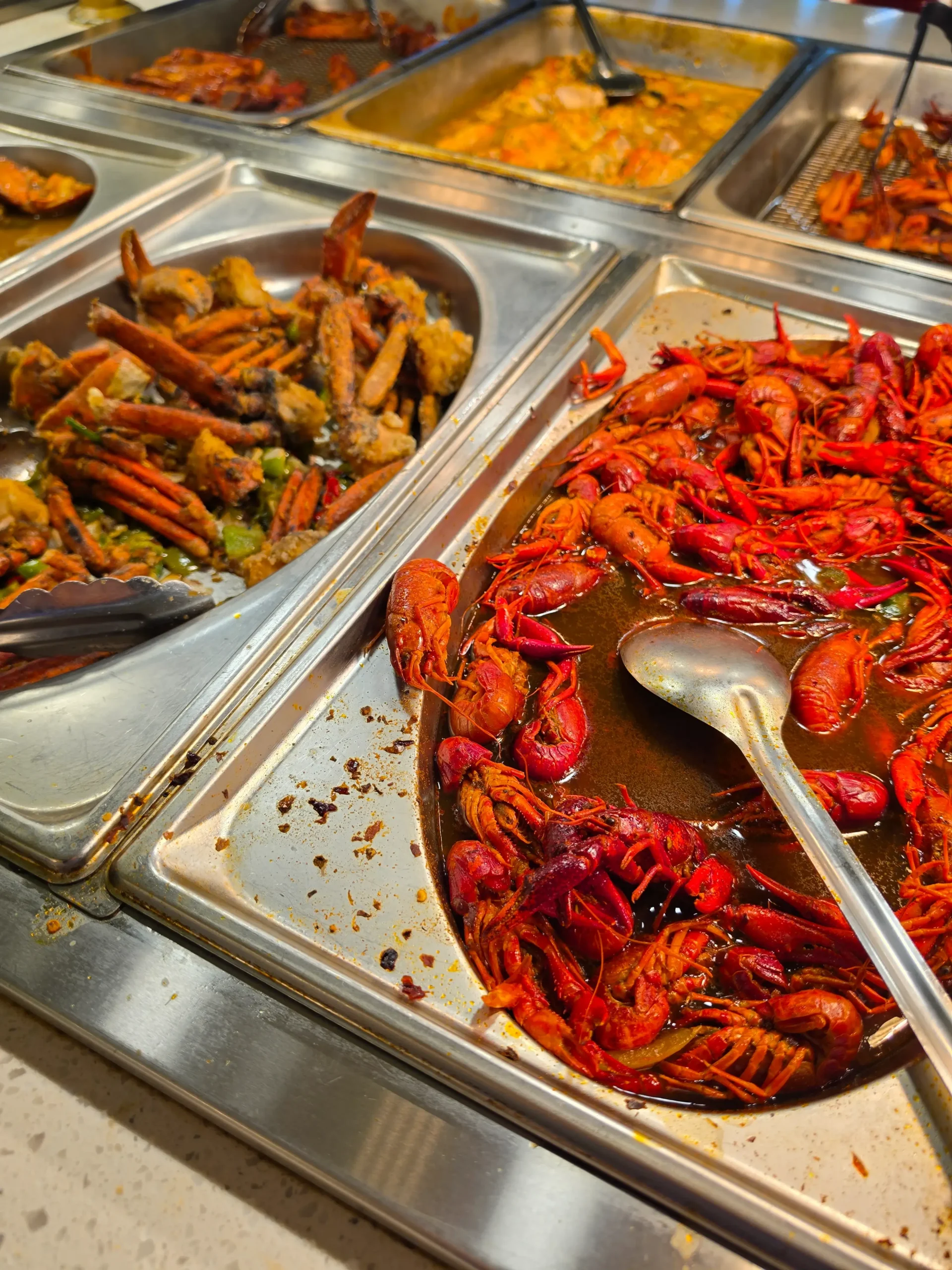 Ichiraku Seafood Buffet & Grill food.