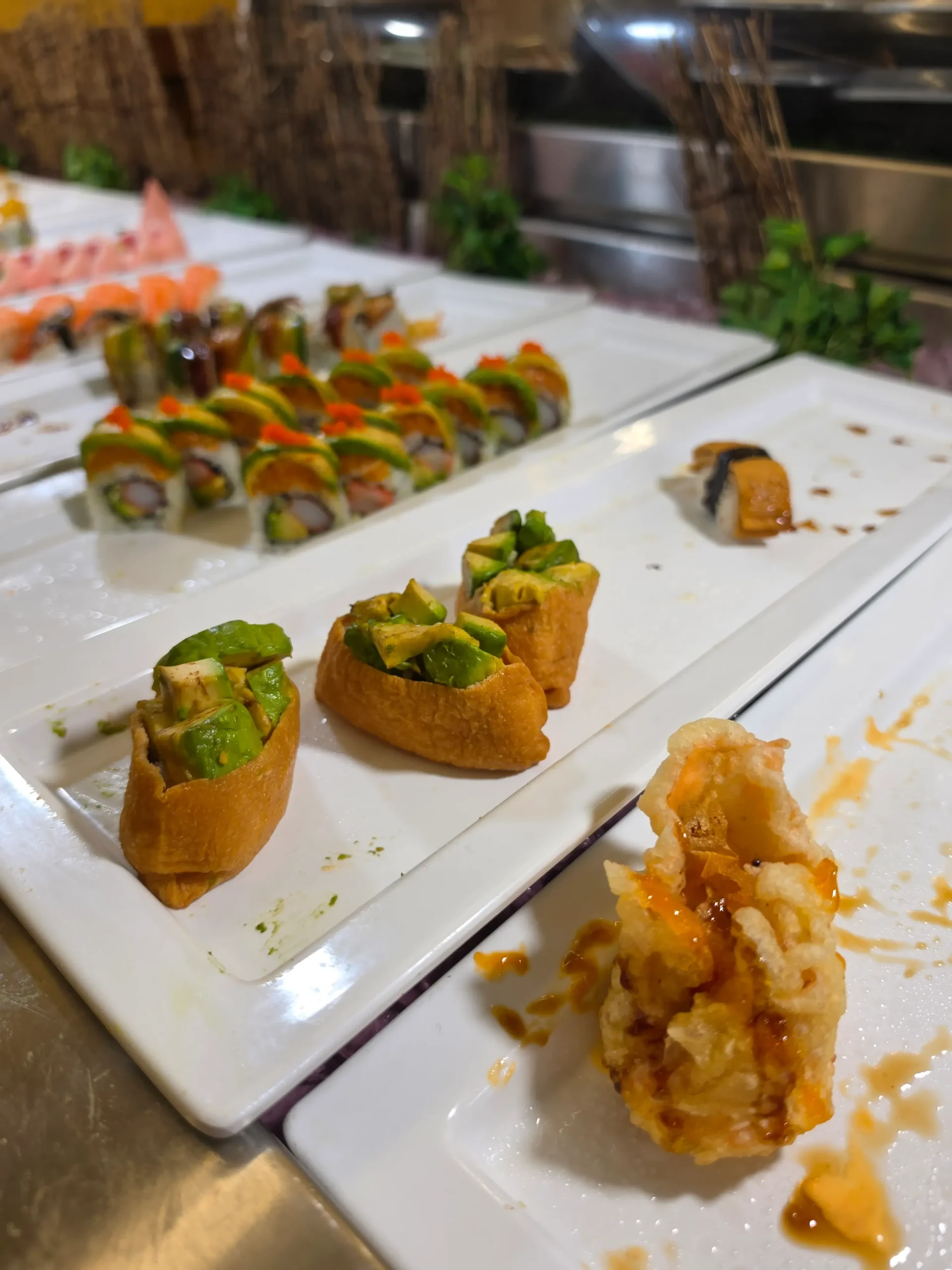 Ichiraku Seafood Buffet & Grill food.