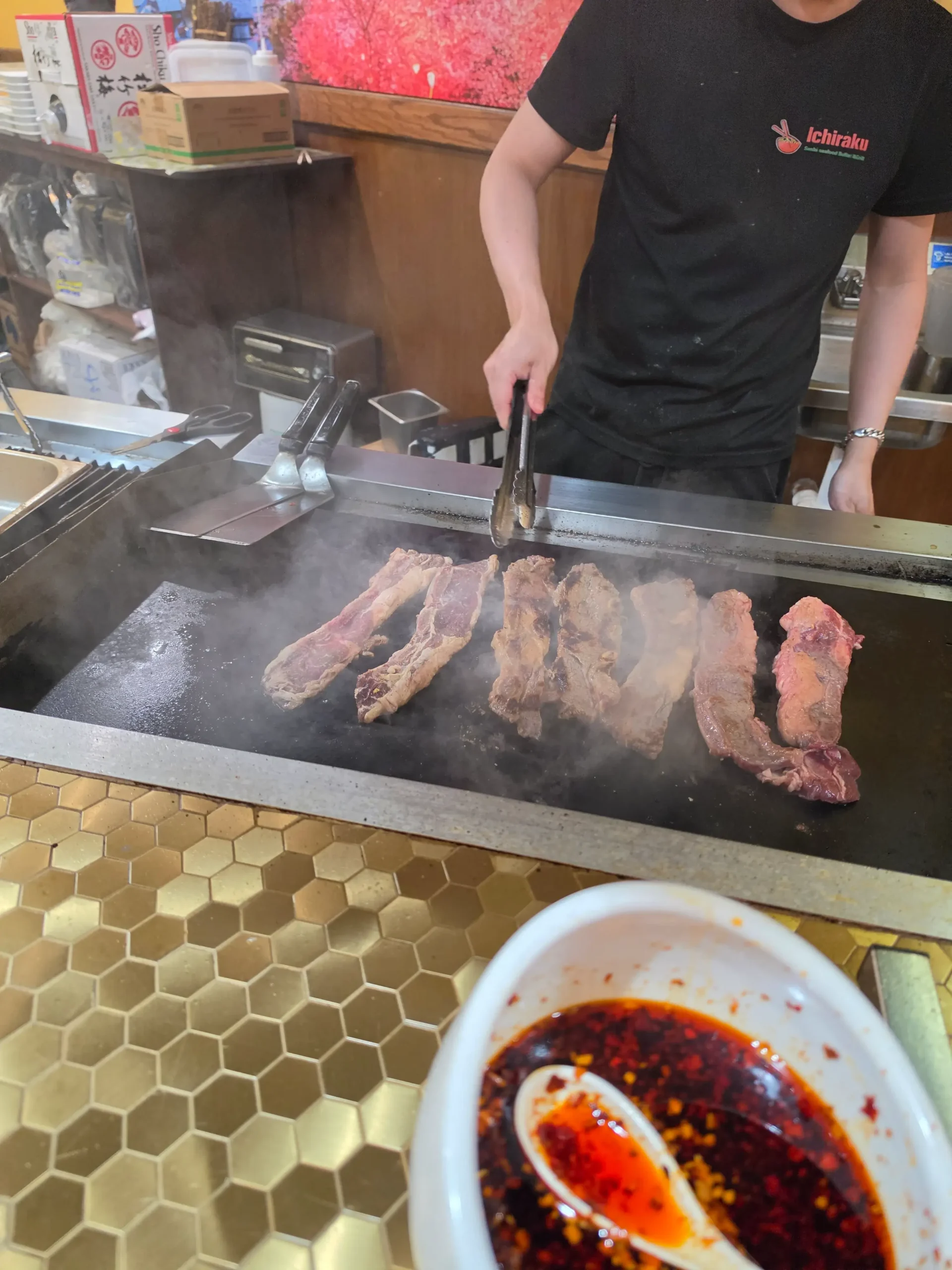 Ichiraku Seafood Buffet & Grill food.