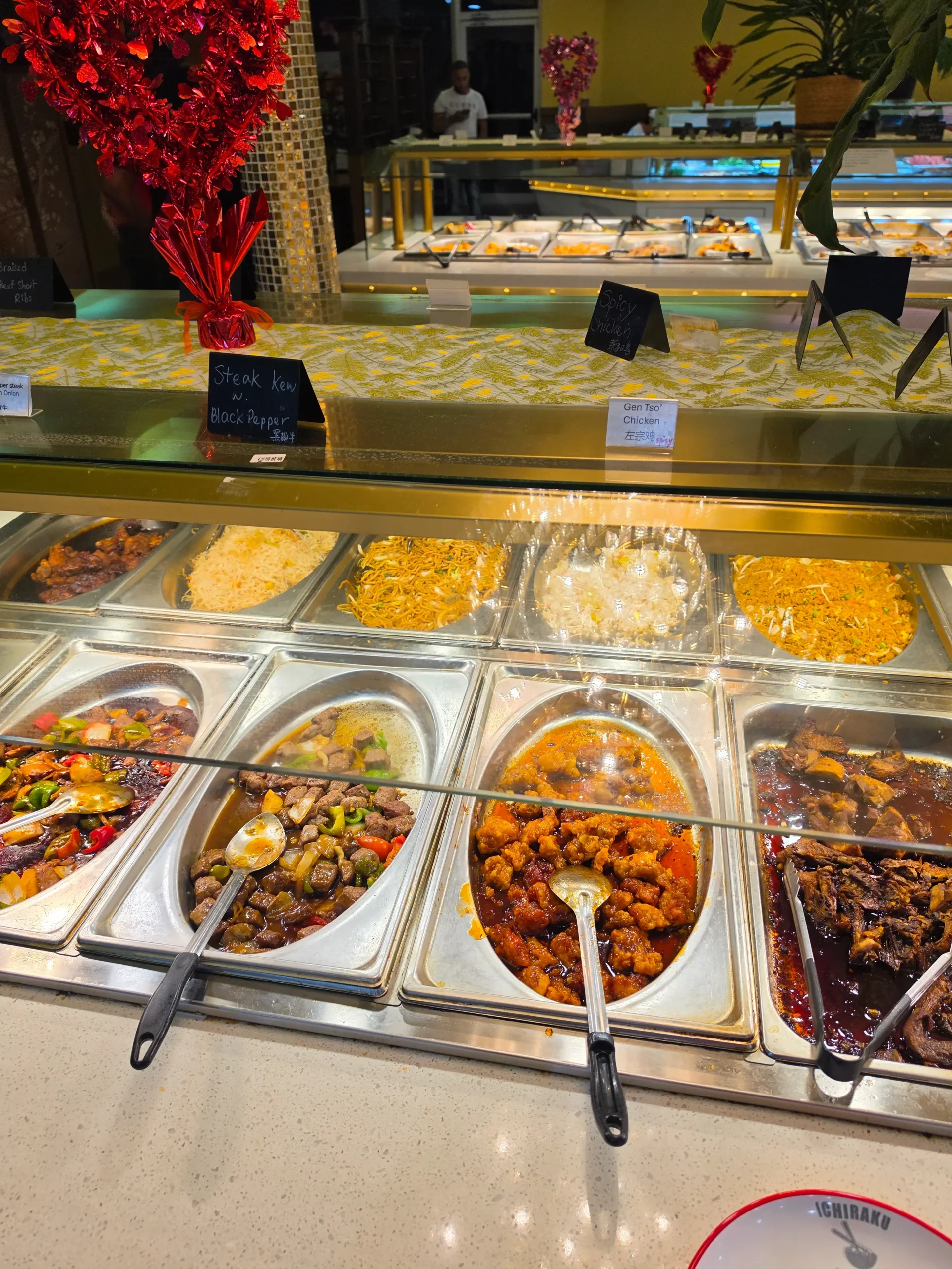 Ichiraku Seafood Buffet & Grill food.