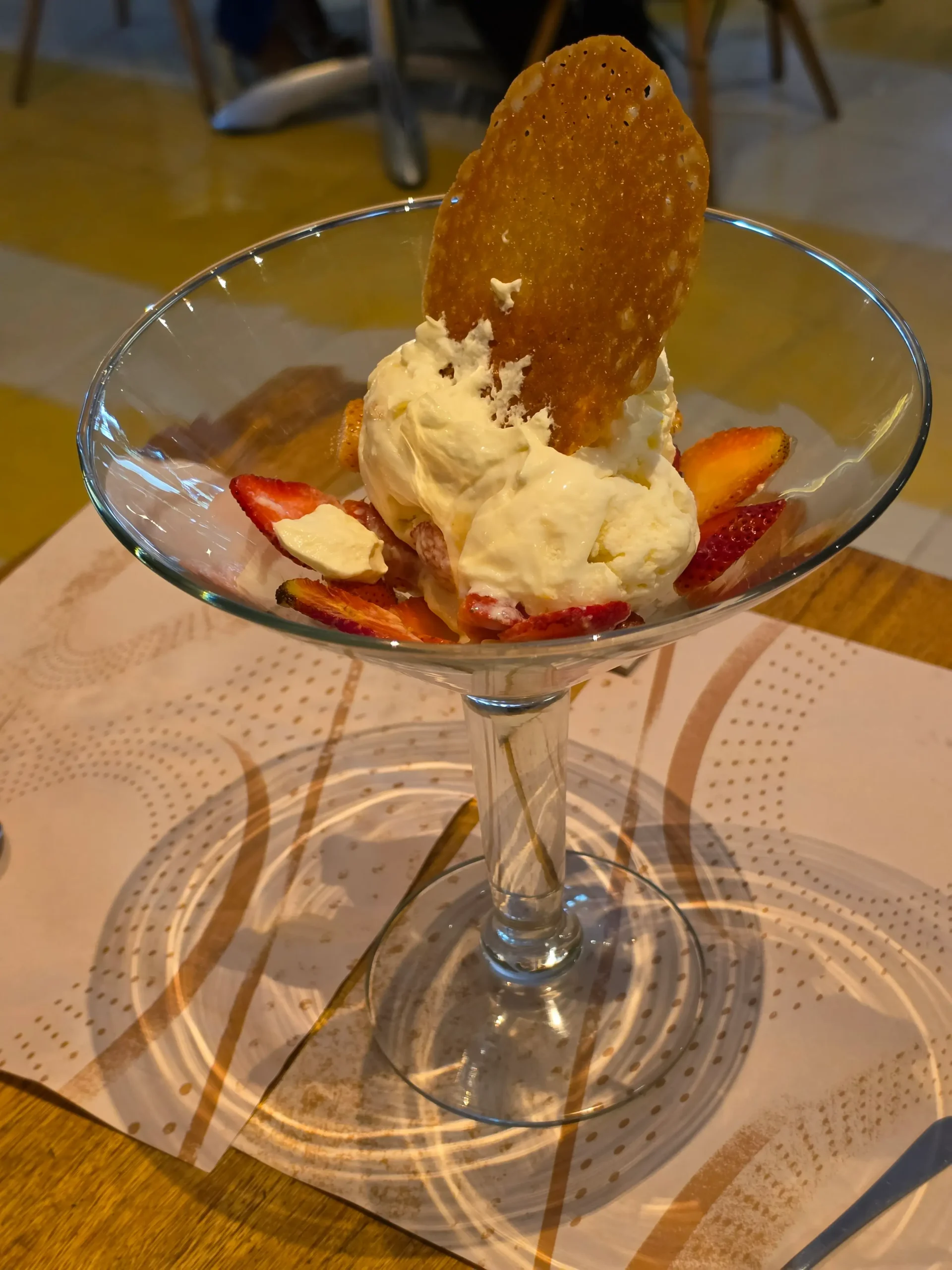 Crepes and waffles Tartin de Limon.