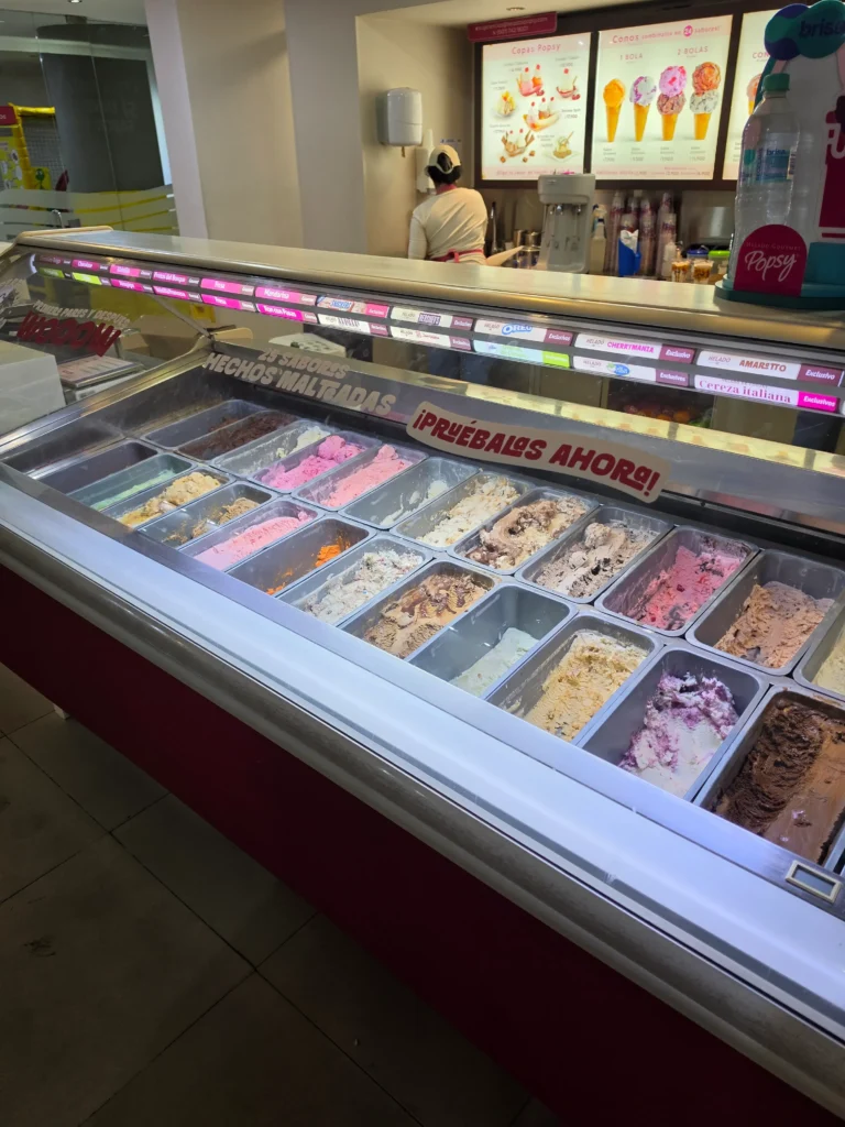 Popsy ice cream.