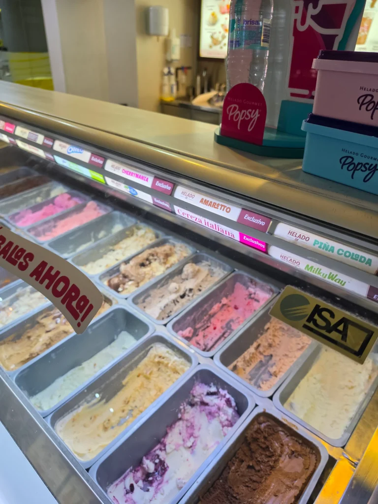 Popsy ice cream.