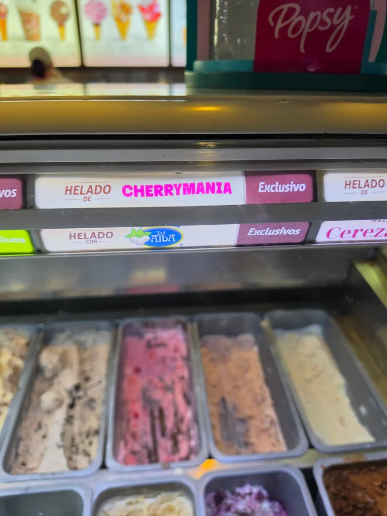 Popsy ice cream.