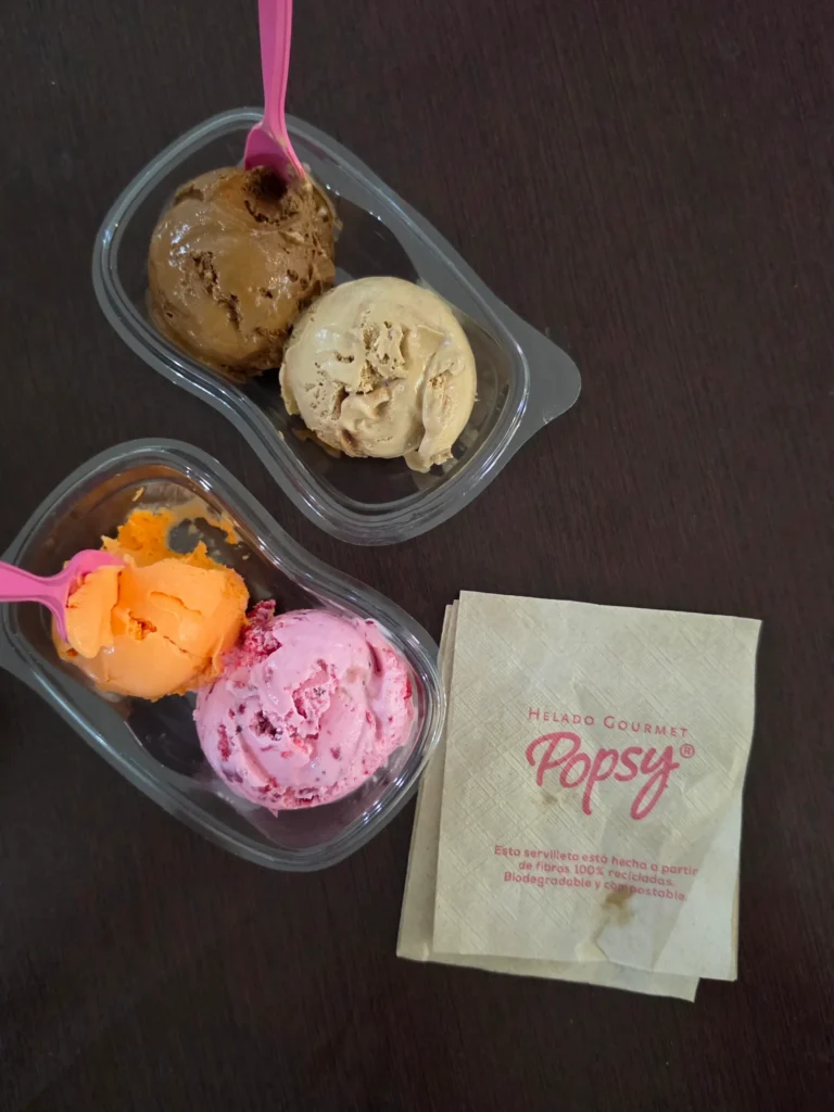 Popsy ice cream.