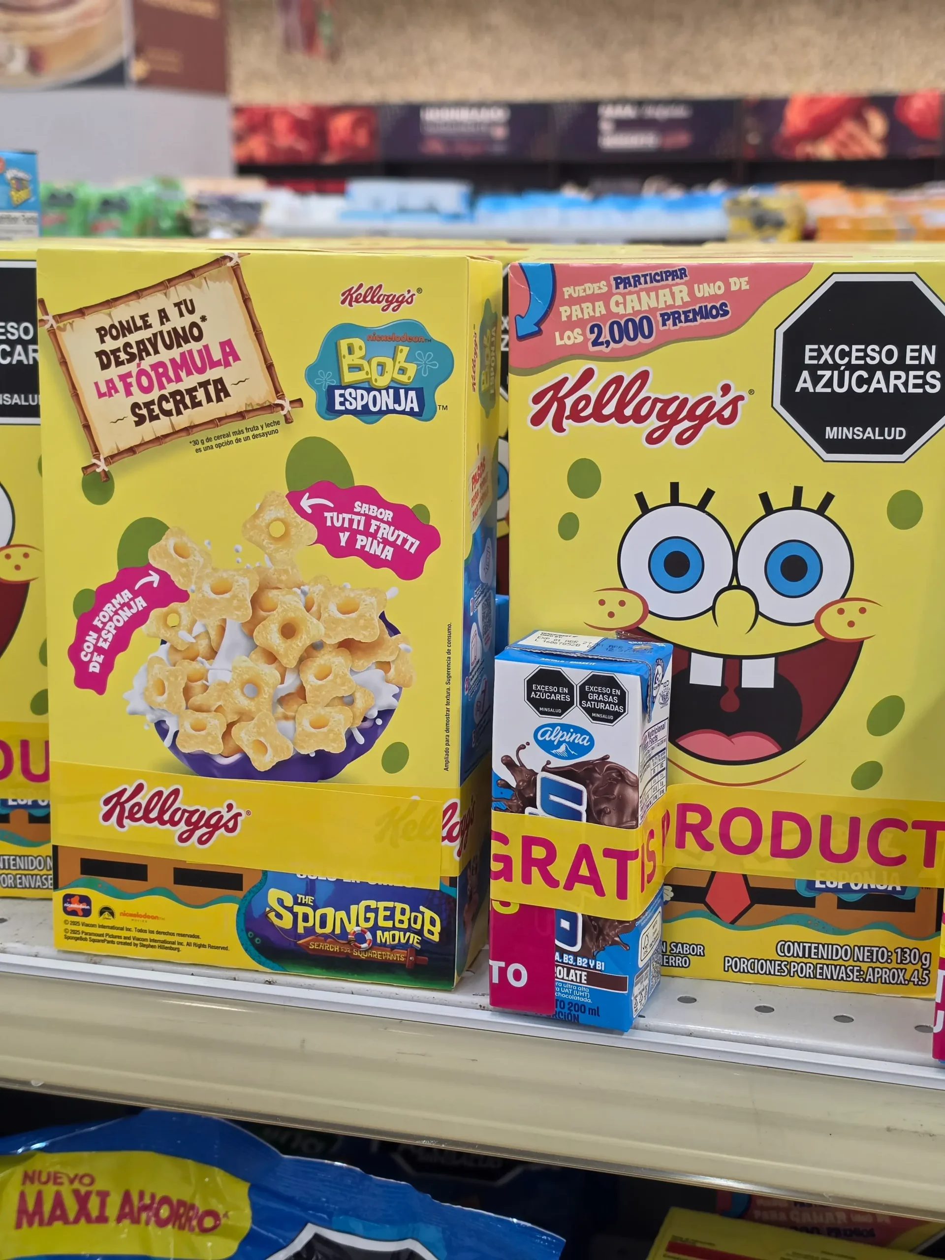SpongeBob cereal.