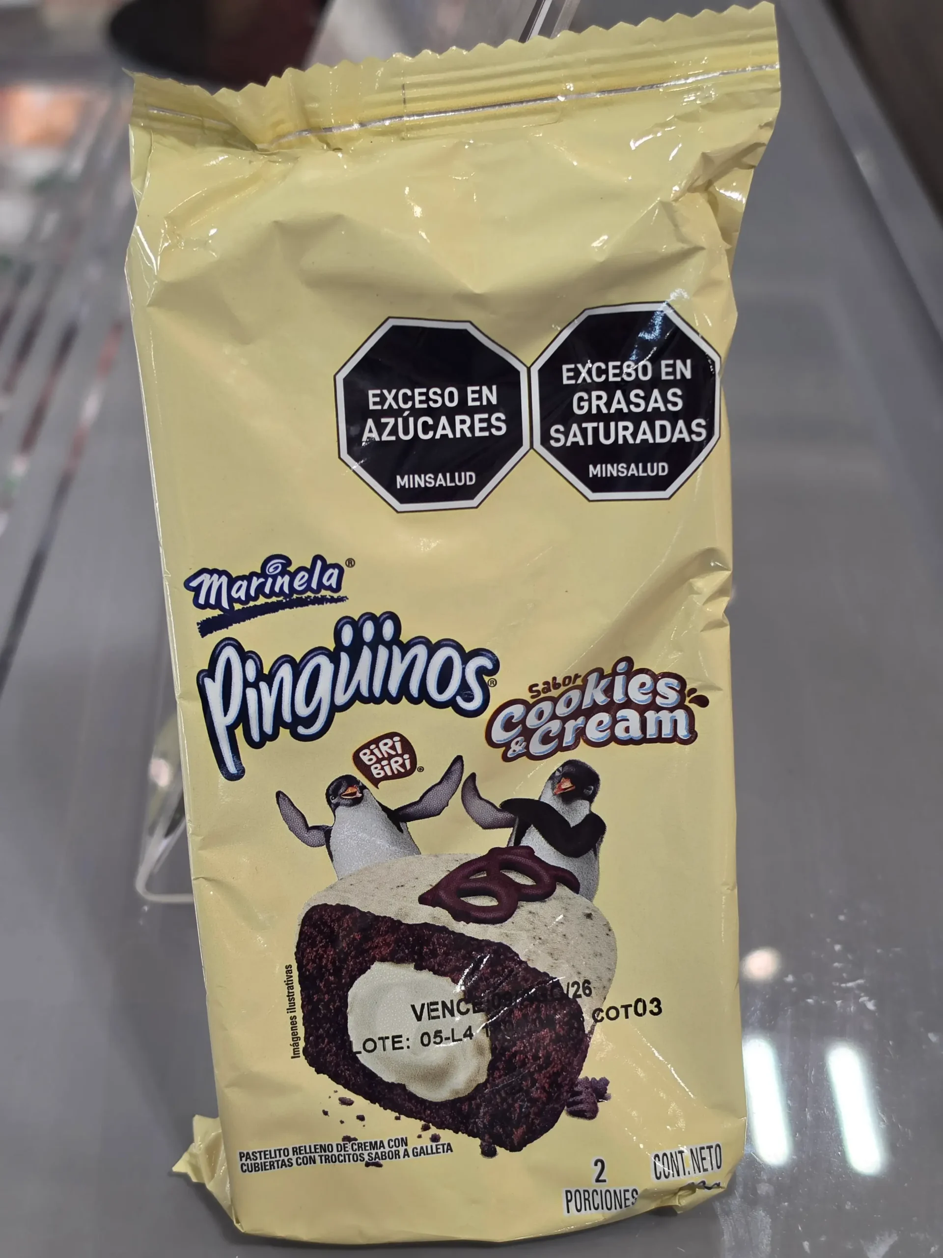 Pinguinos Cookies & Cream.