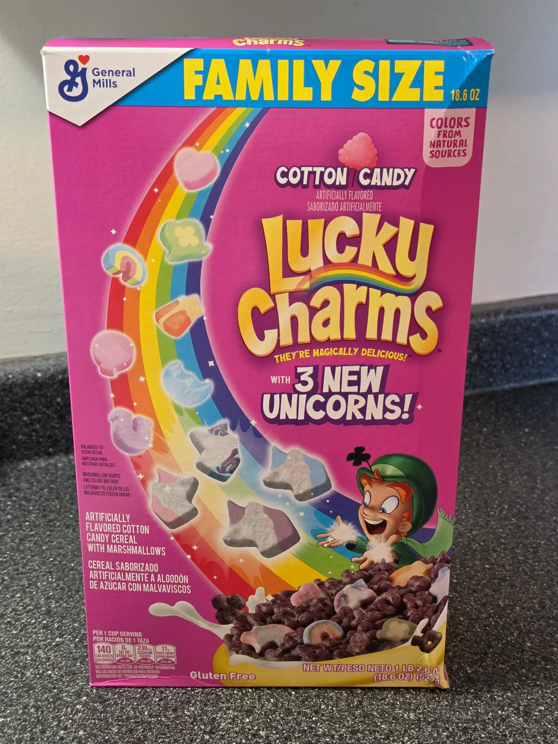Lucky Charms Cotton Candy.