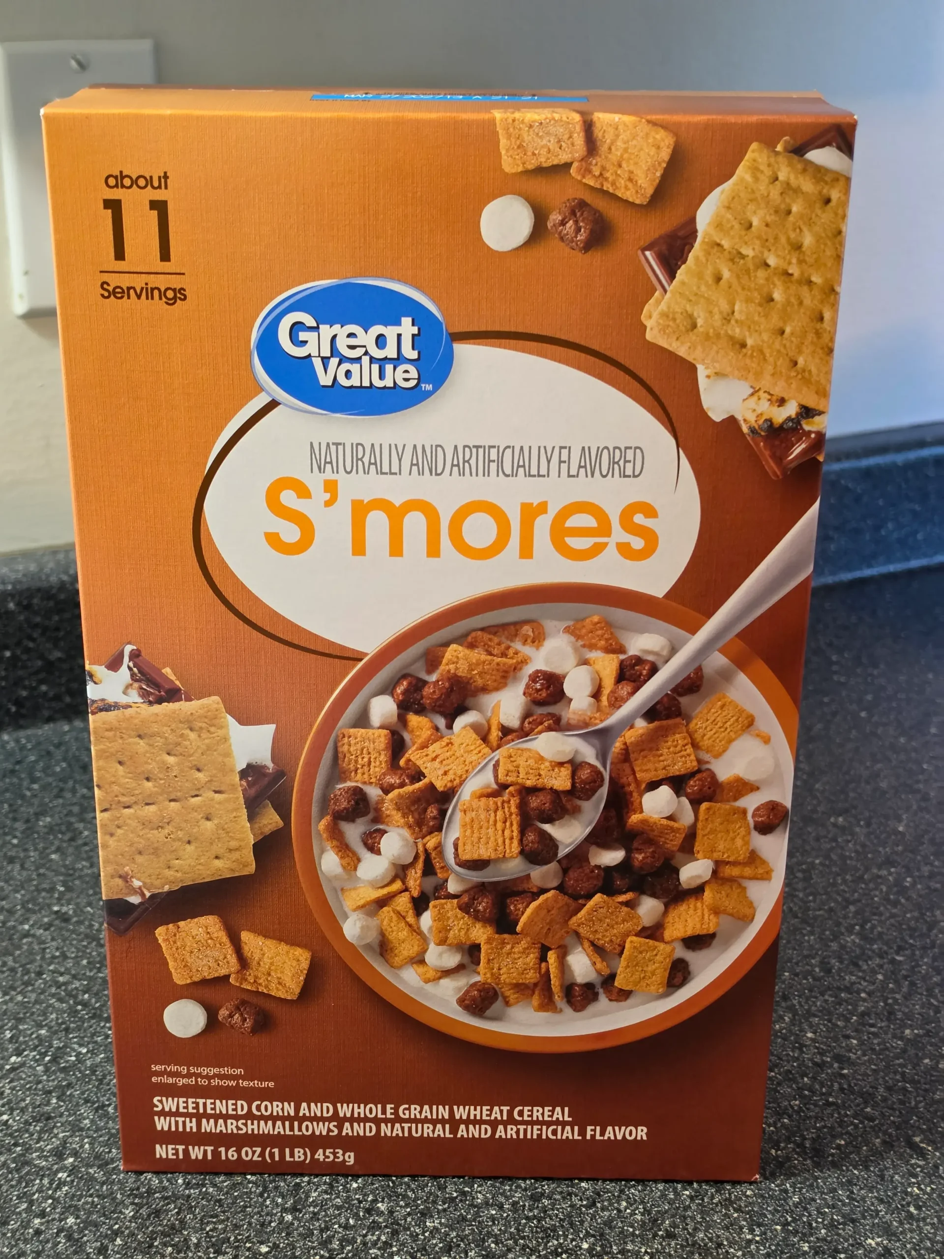 Great Value S'mores cereal.