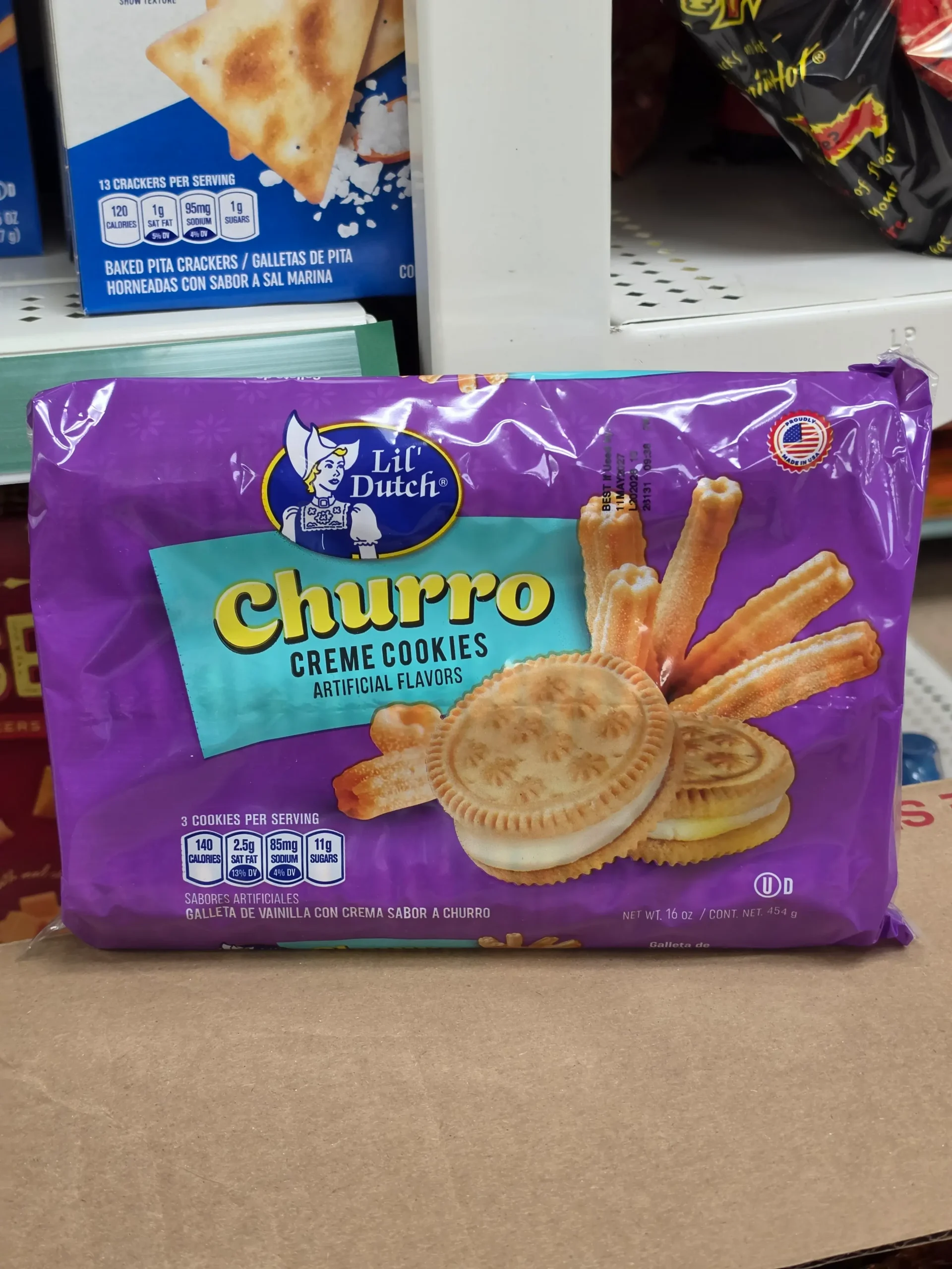 Lil' Dutch Churro Creme Cookies.