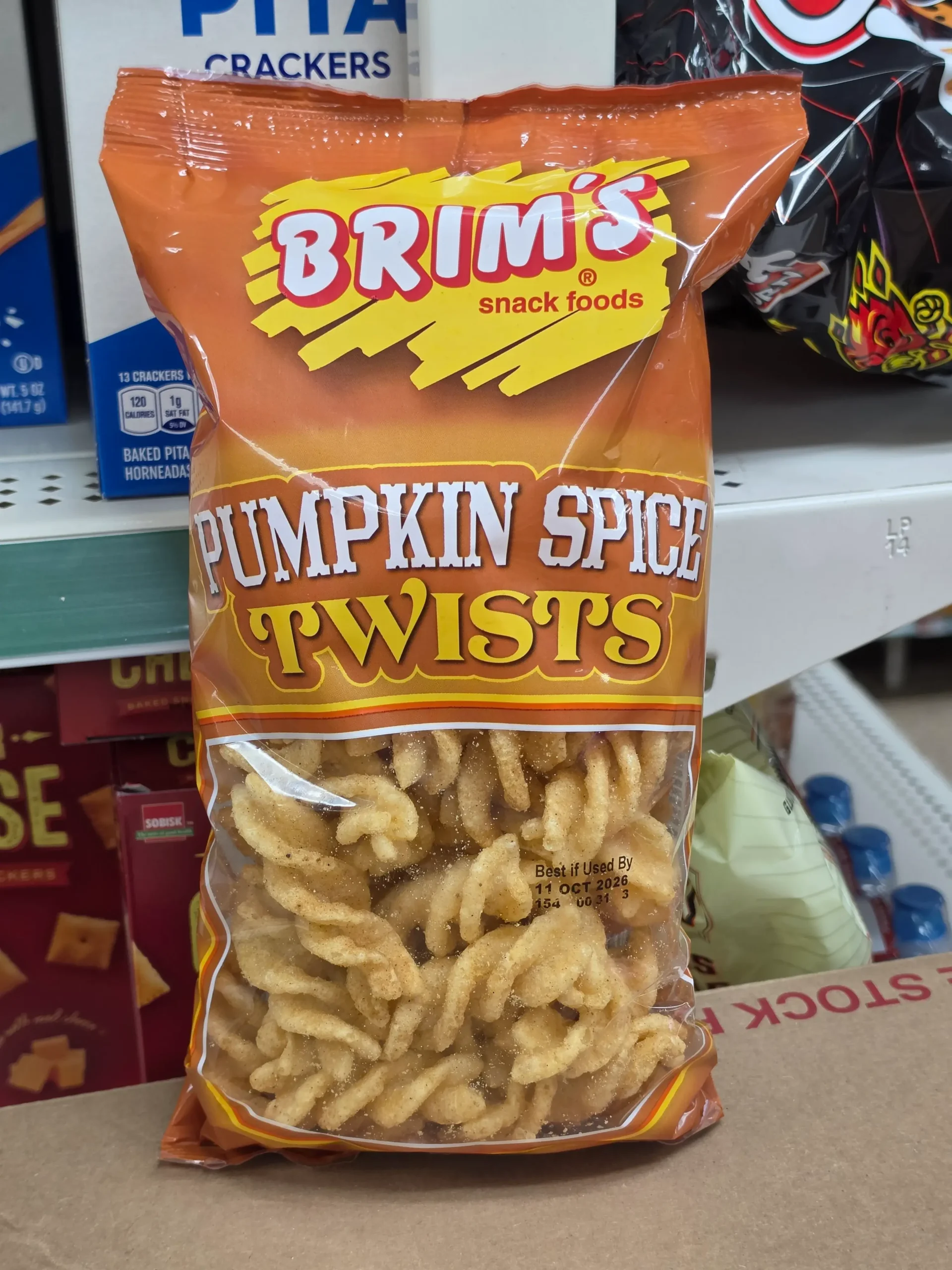 Brim's Pumpkin Spice Twists.