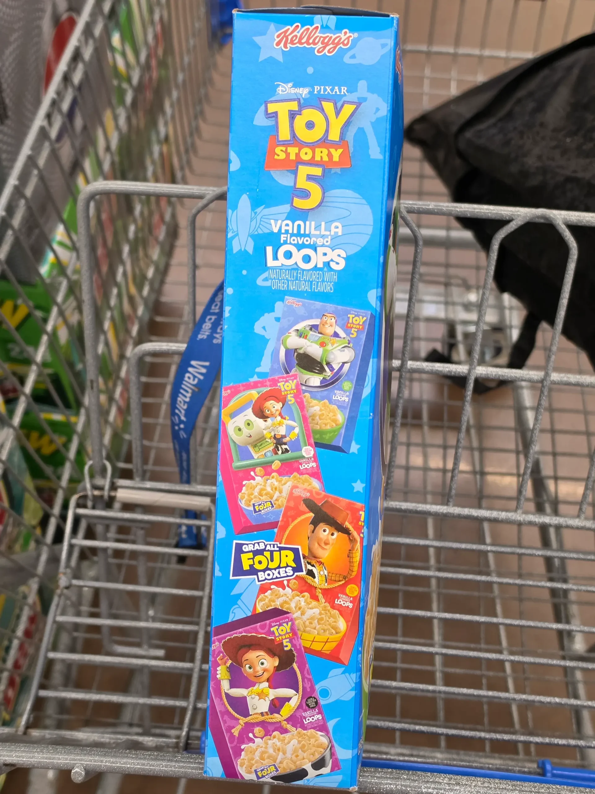 Kellogg's Toy Story 5 Vanilla Flavored Loops.