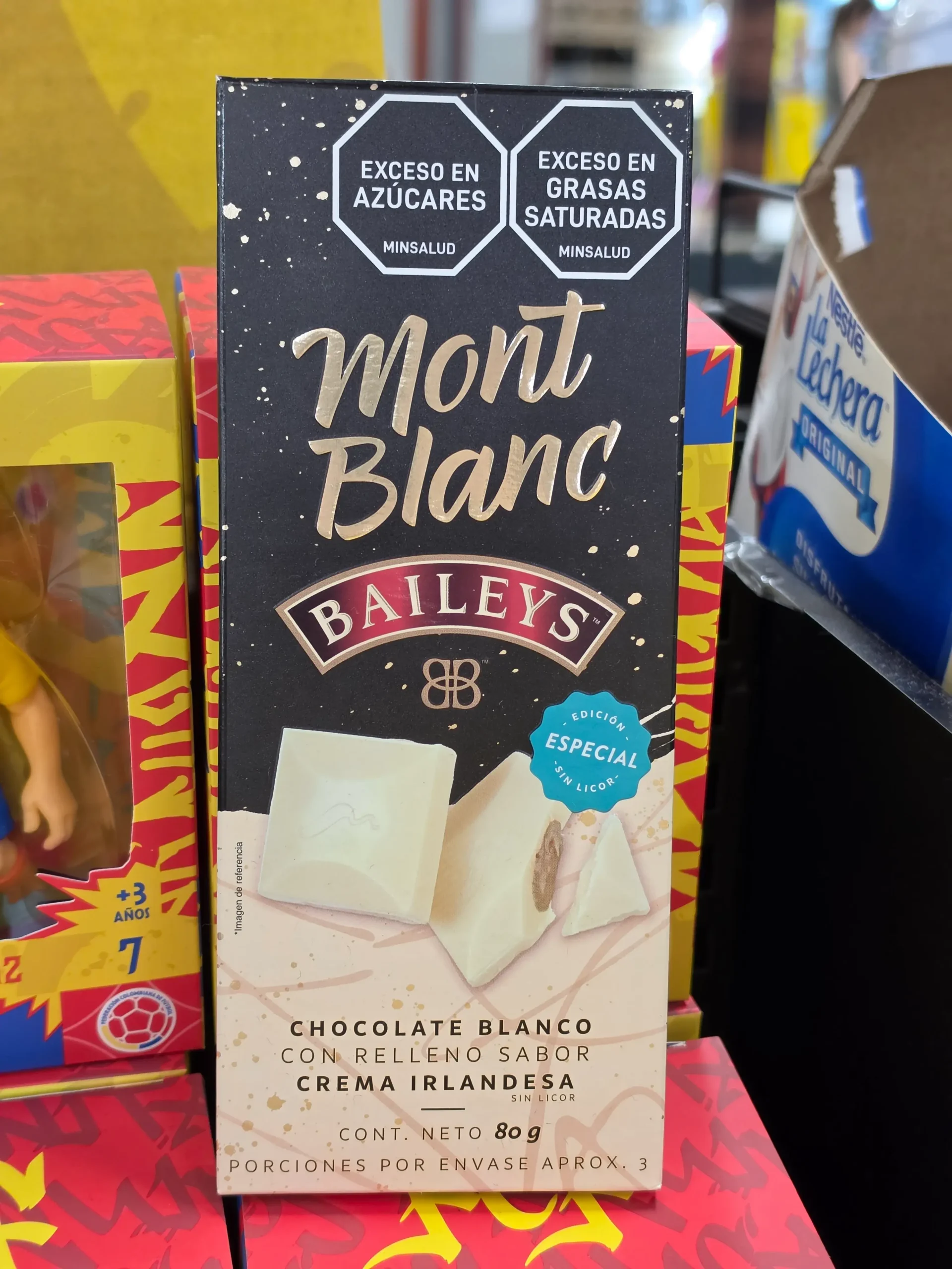 Montblanc Baileys Chocolate Blanco Con Relleno Sabor Crema Irlandesa.