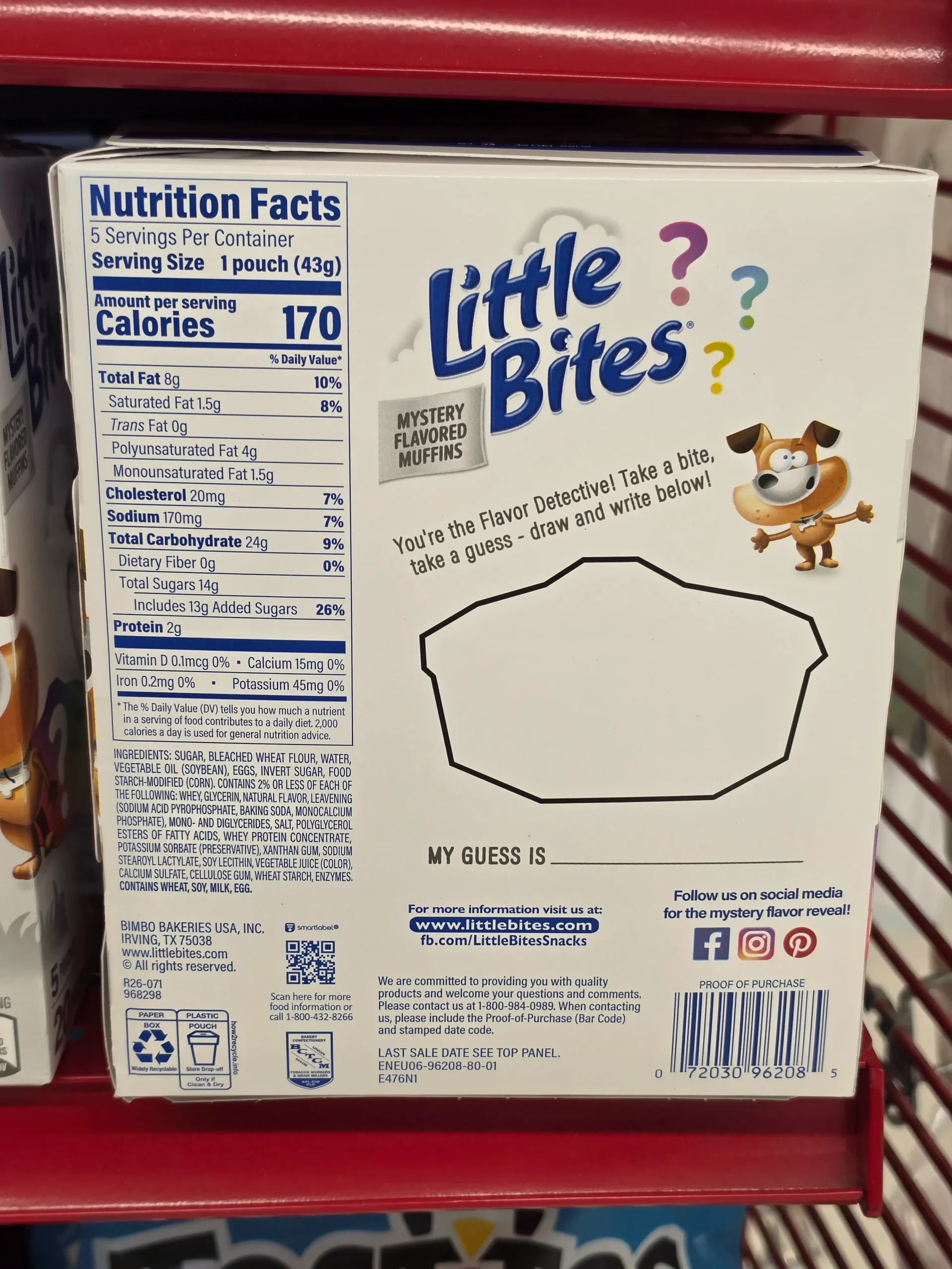 Little Bites Mystery Flavored Muffins.