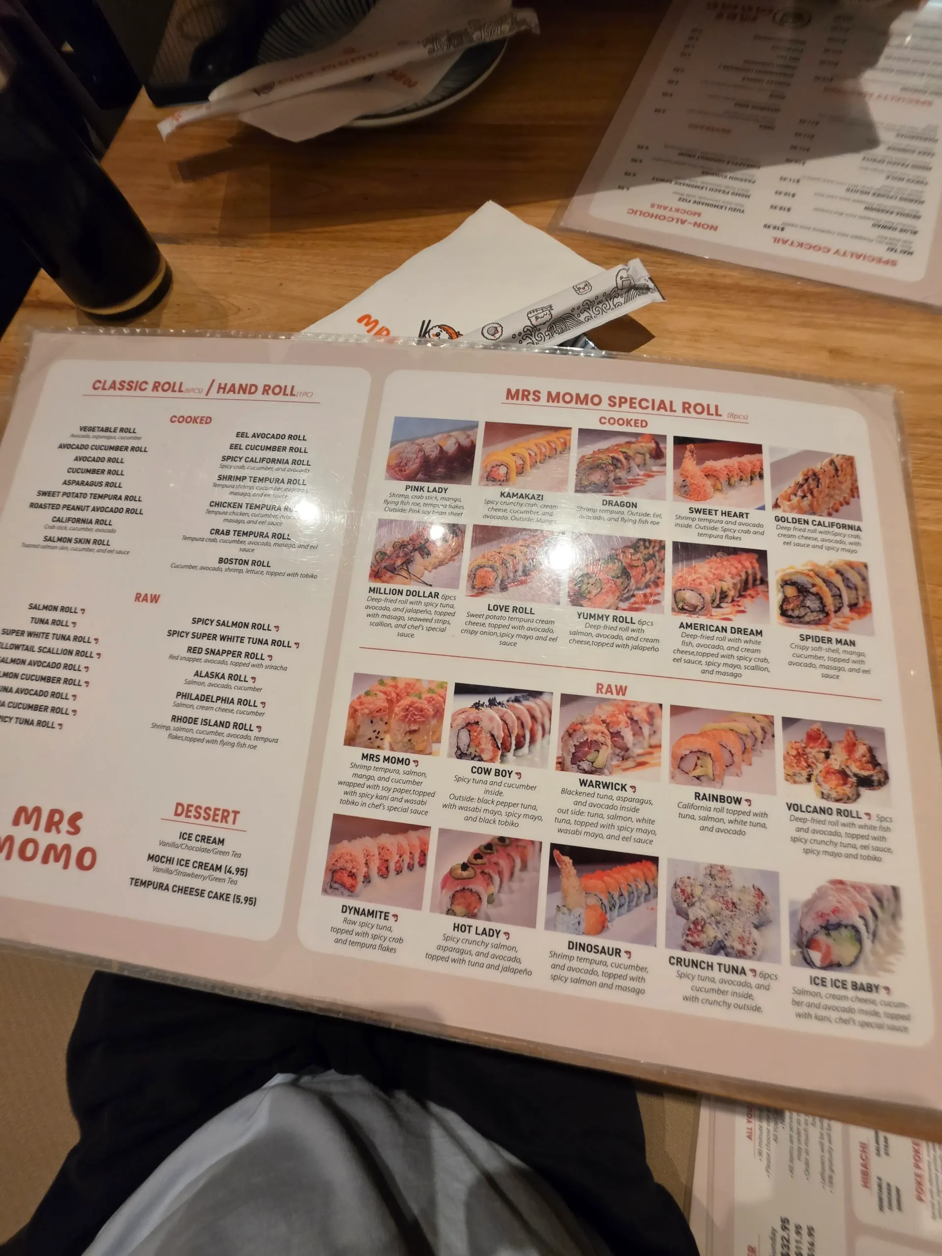 Mrs. Momo all you can eat sushi buffet food in Warwick, Rhode Island.