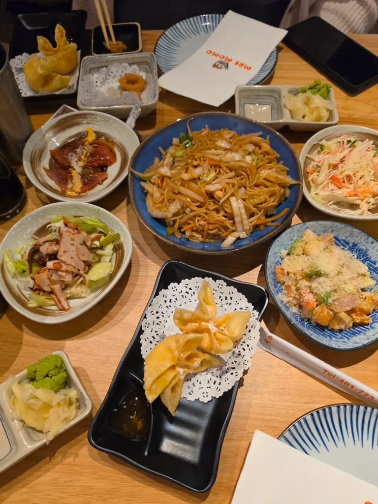 Mrs. Momo all you can eat sushi buffet food in Warwick, Rhode Island.