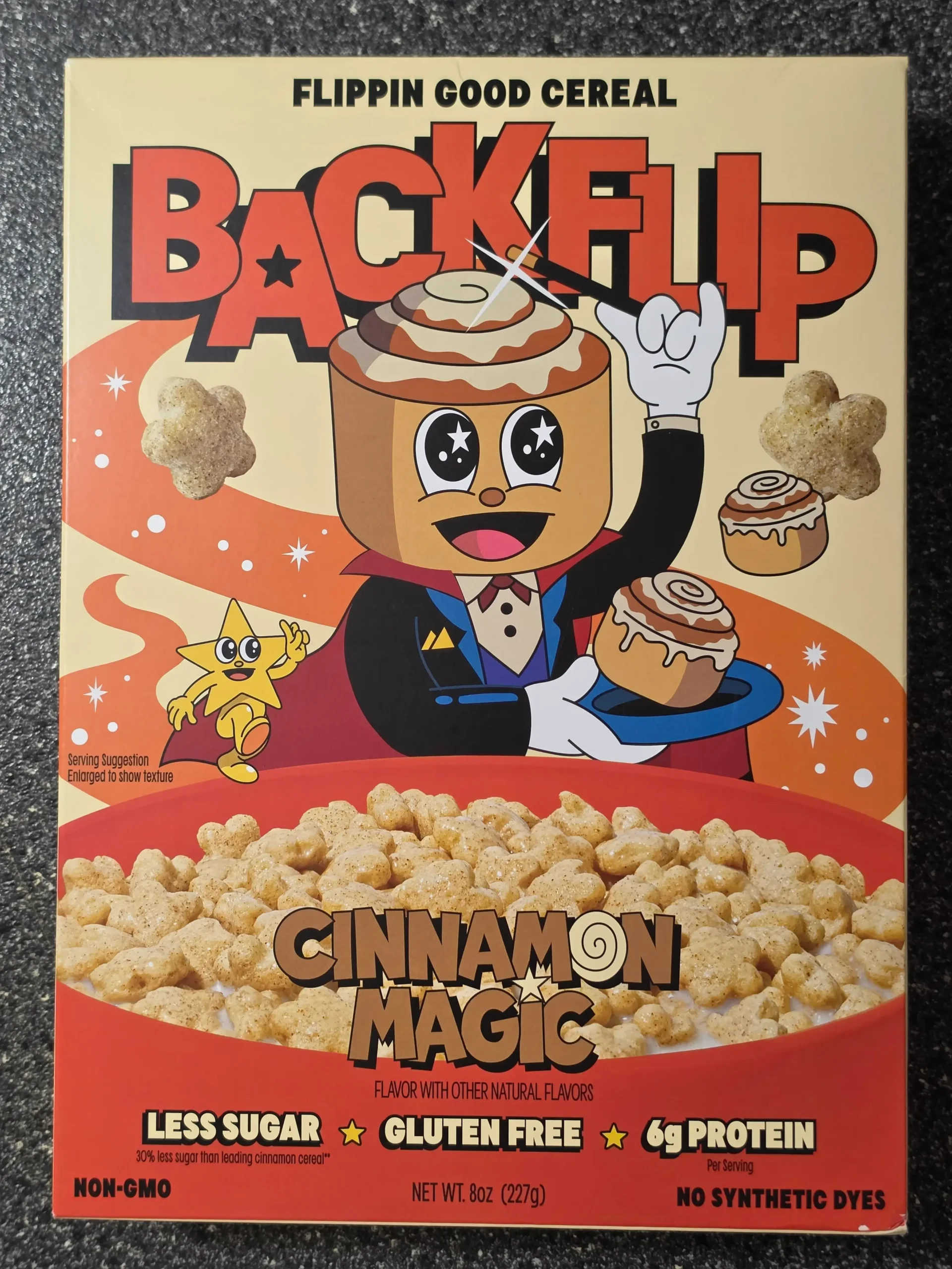 Backflip Cinnamon Magic Cereal.