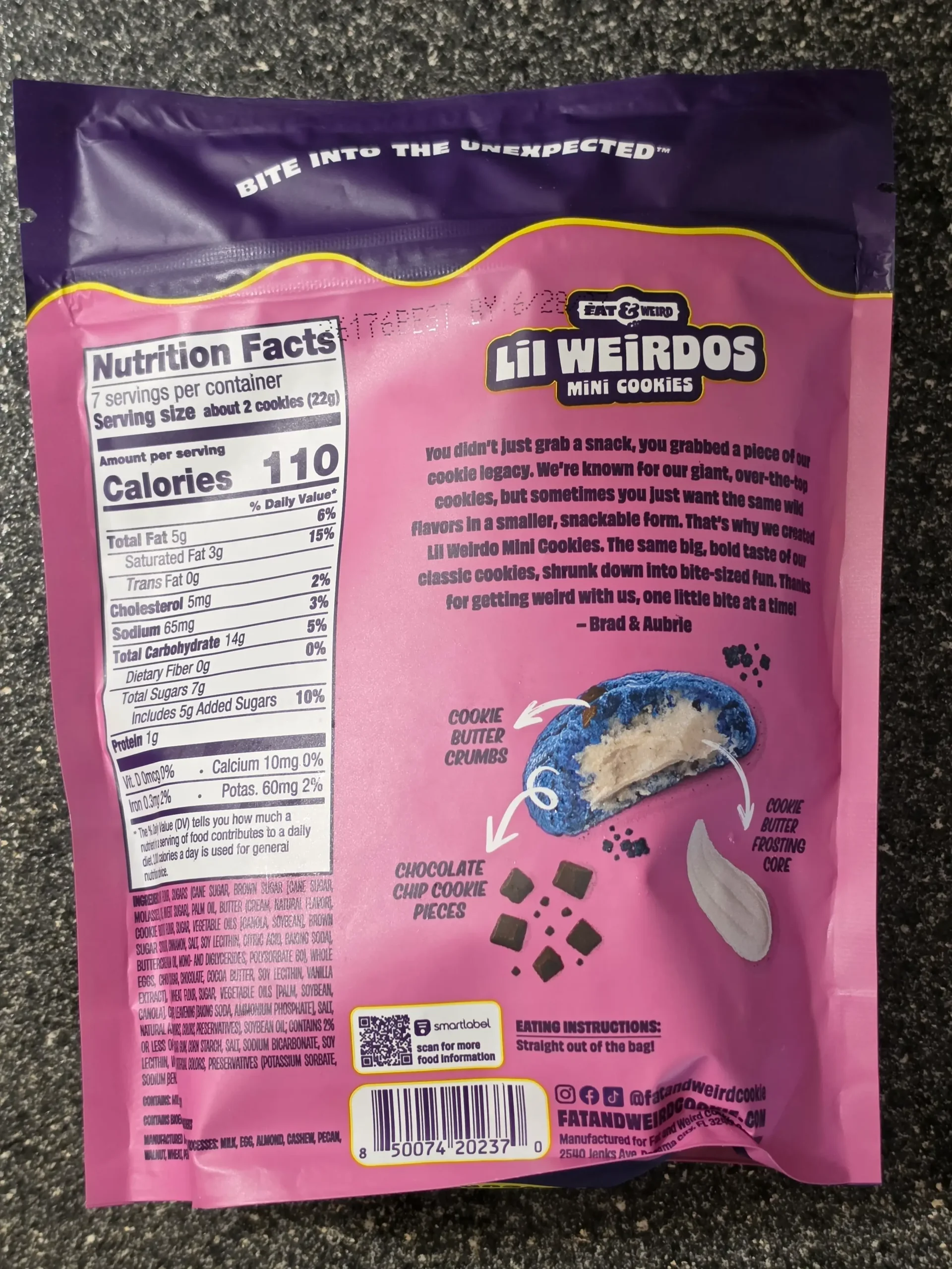 Fat and Weird Lil' Weirdos Mini Cookies Cookies Anonymous.