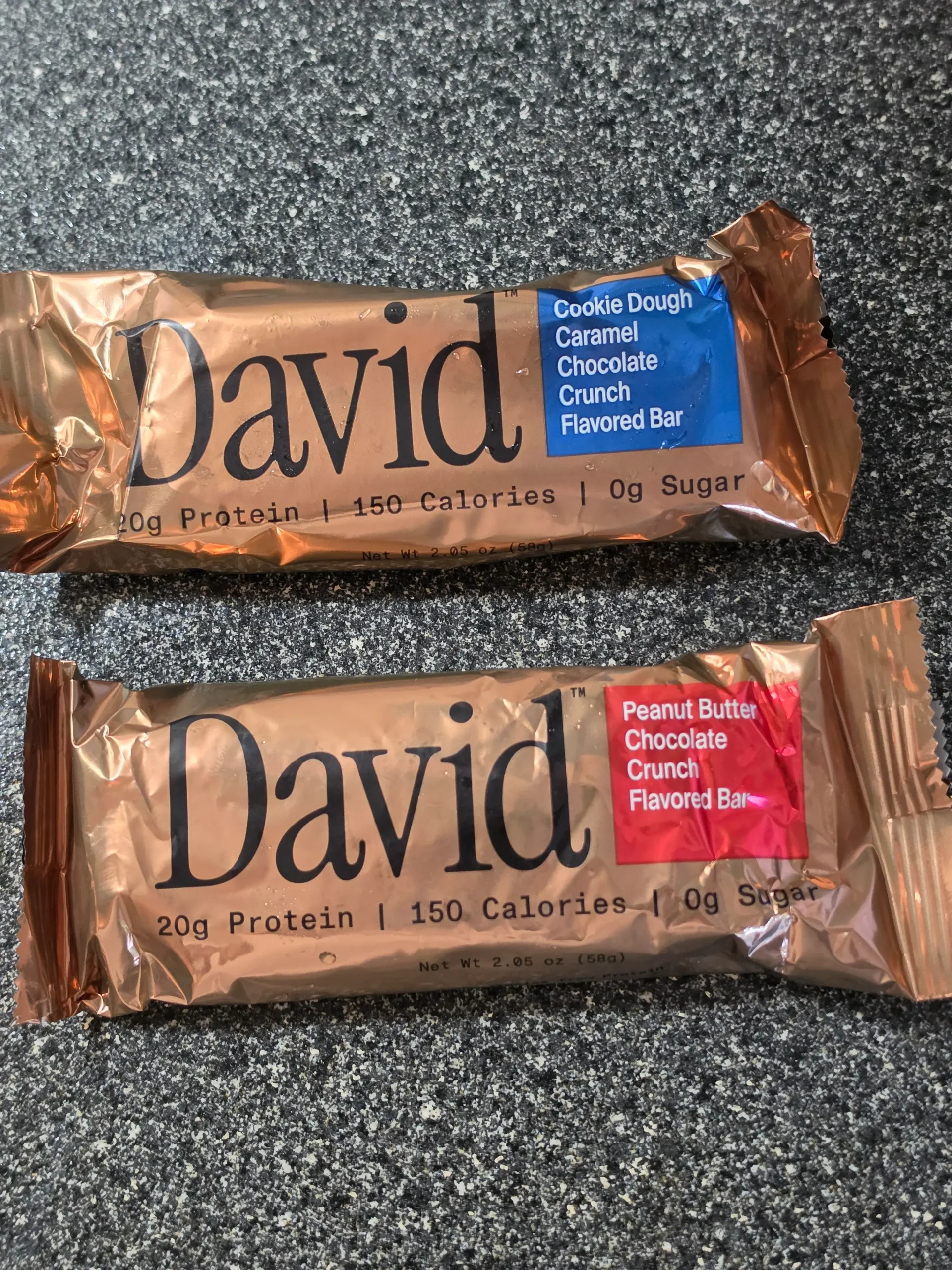 David Bronze Protein Bars.