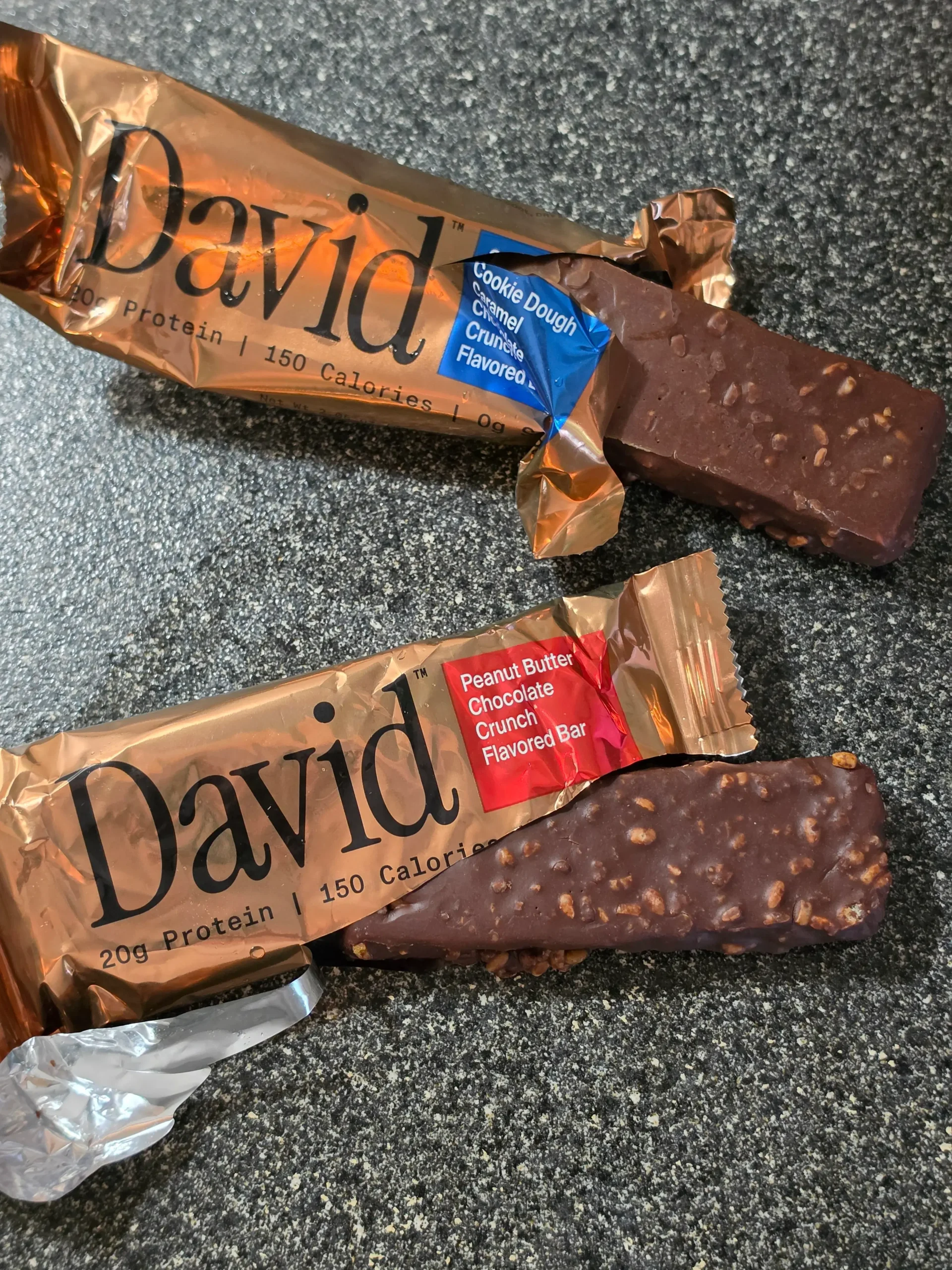 David Bronze Protein Bars.