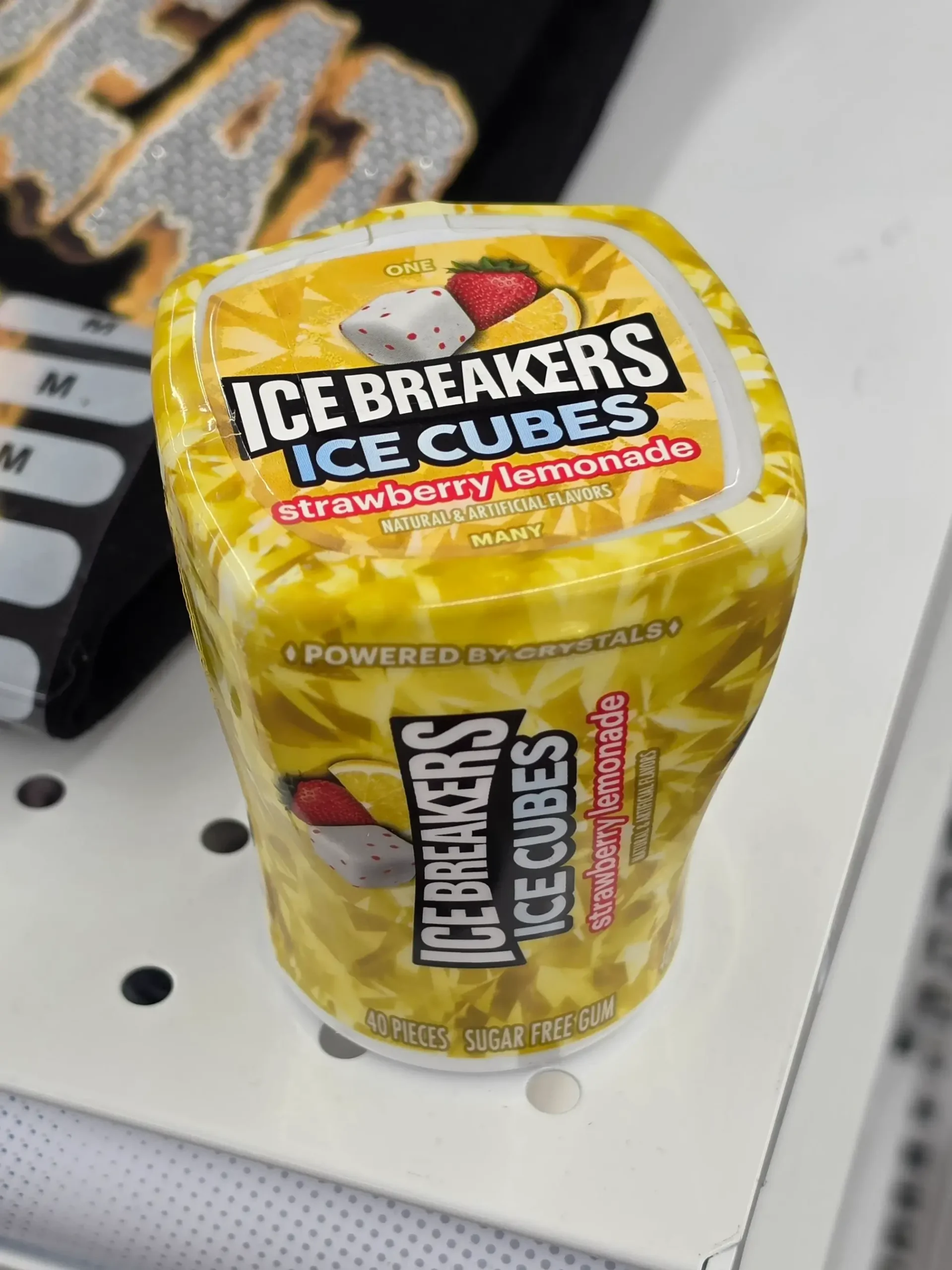 Ice Breakers Ice Cubed Strawberry Lemonade.