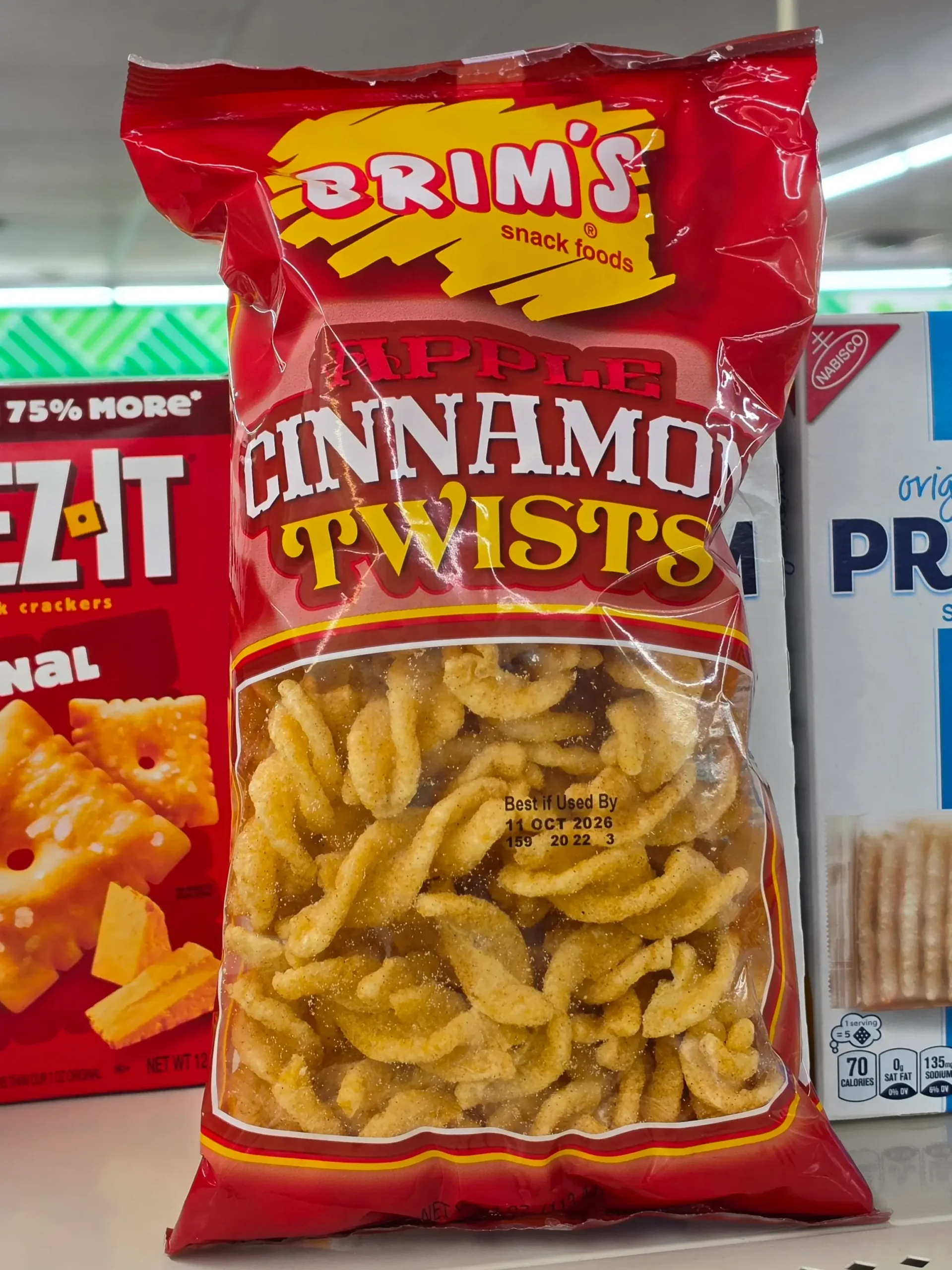 Brim's Apple Cinnamon Twists.