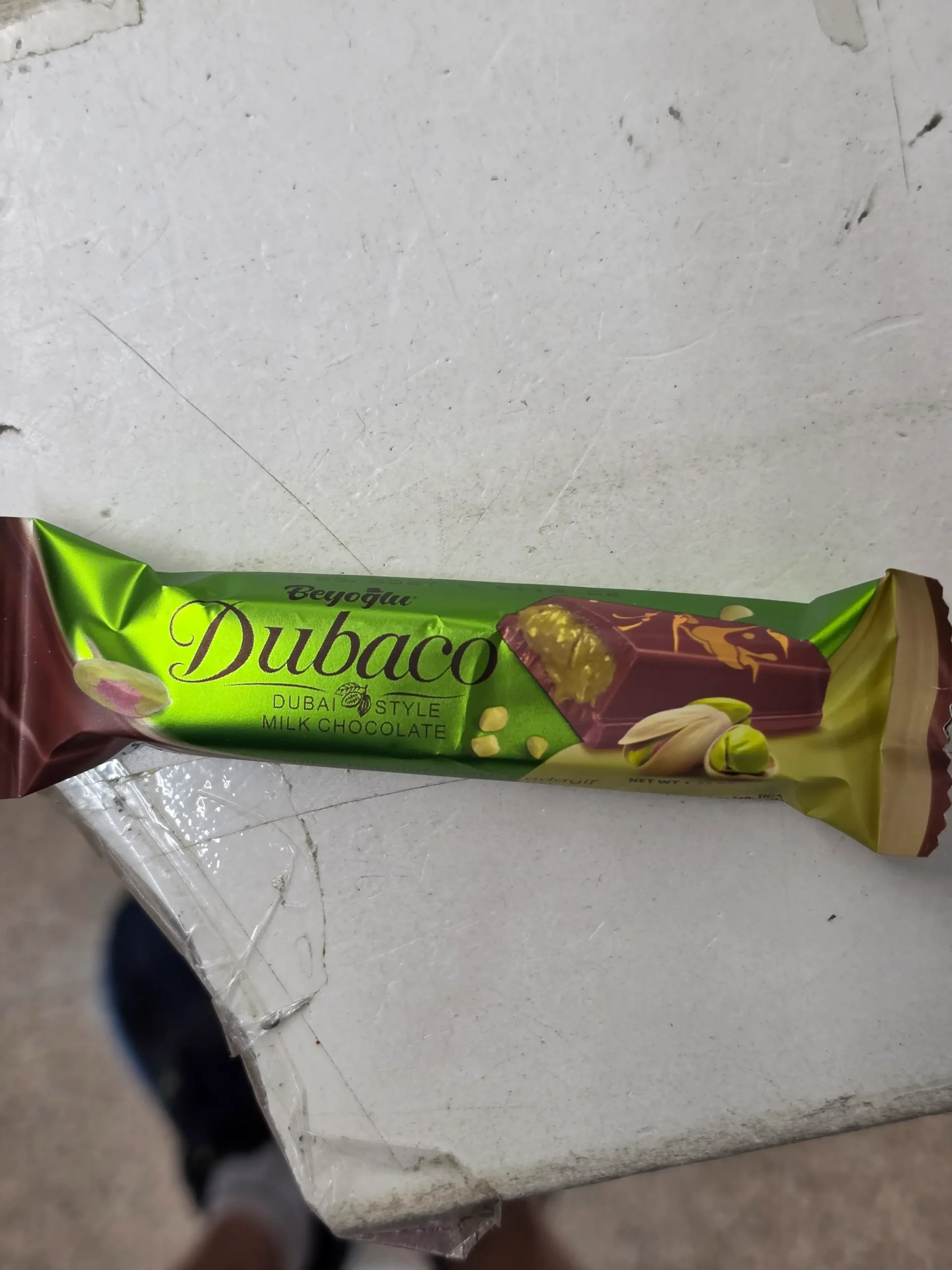 Beyoglu Dubaco Dubai Style Milk Chocolate Bar.