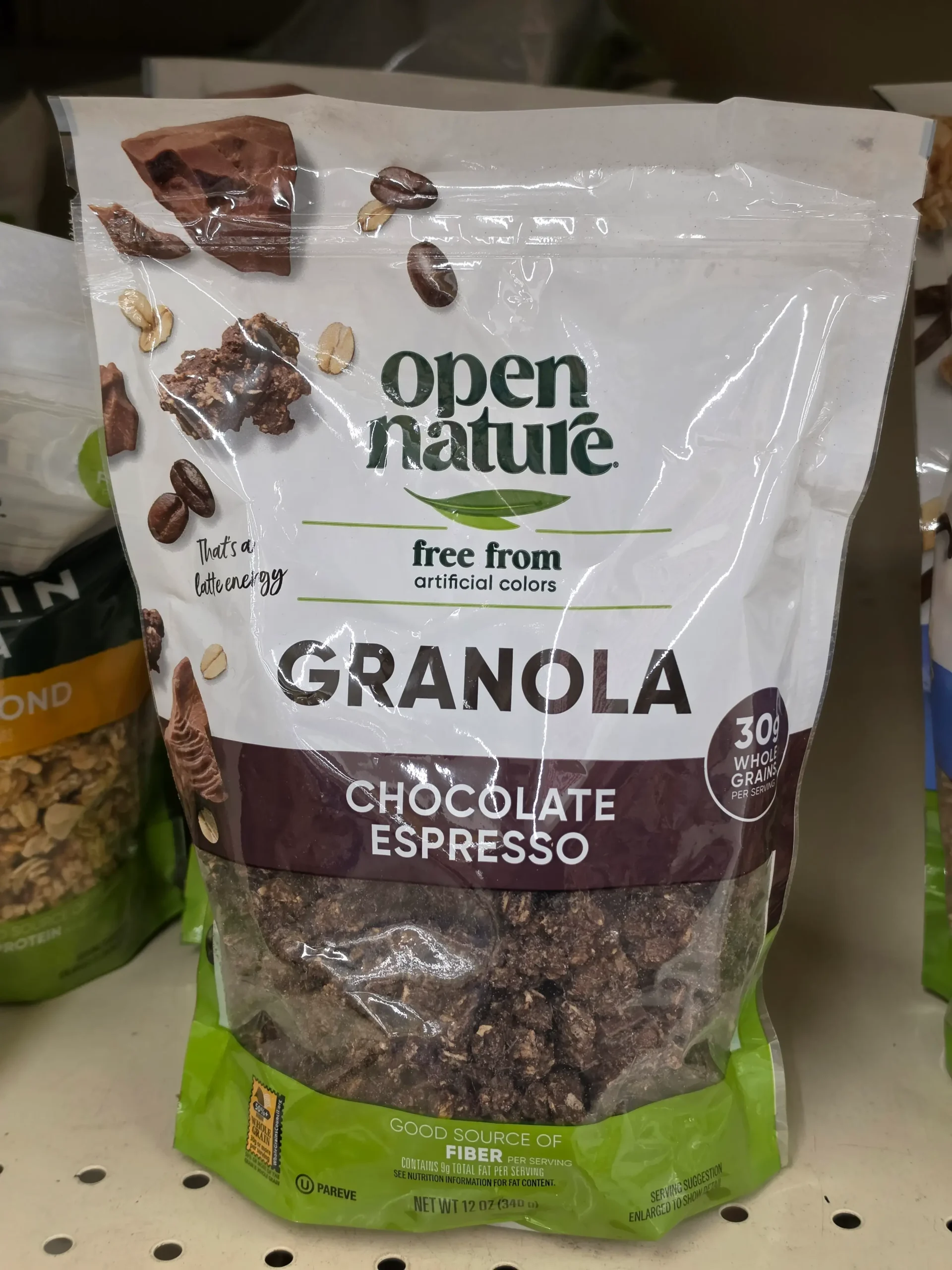Open Nature Chocolate Espresso Granola.