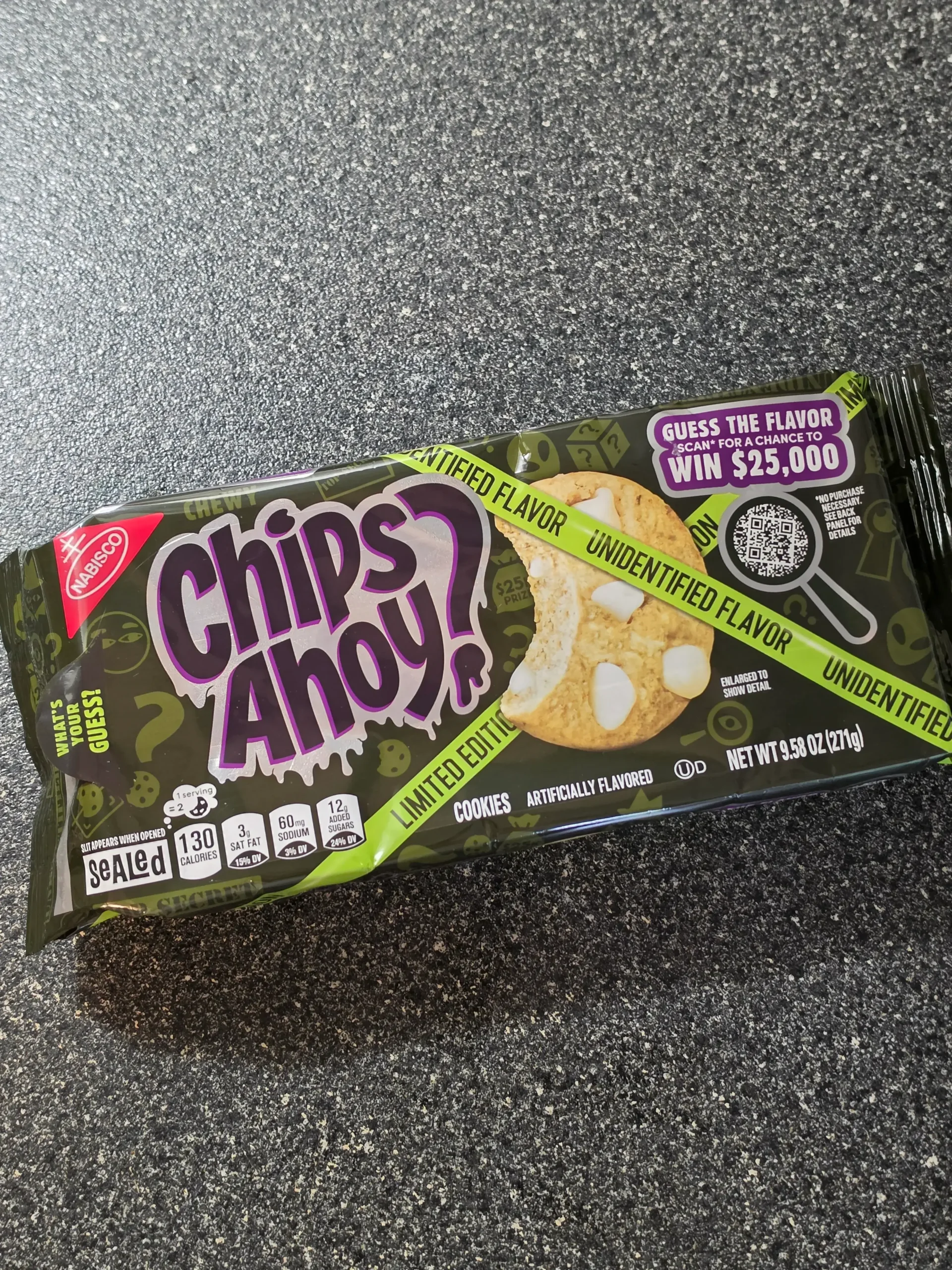 Chips Ahoy Mystery Flavor.