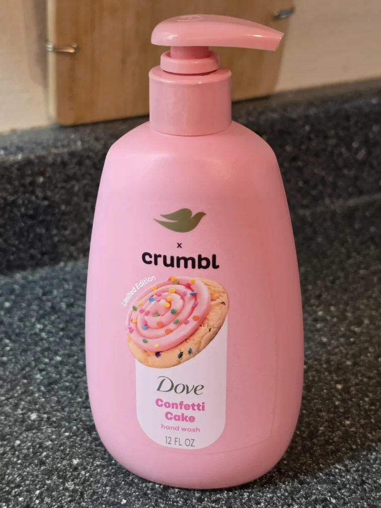 Dove Crumbl Confetti Cake.