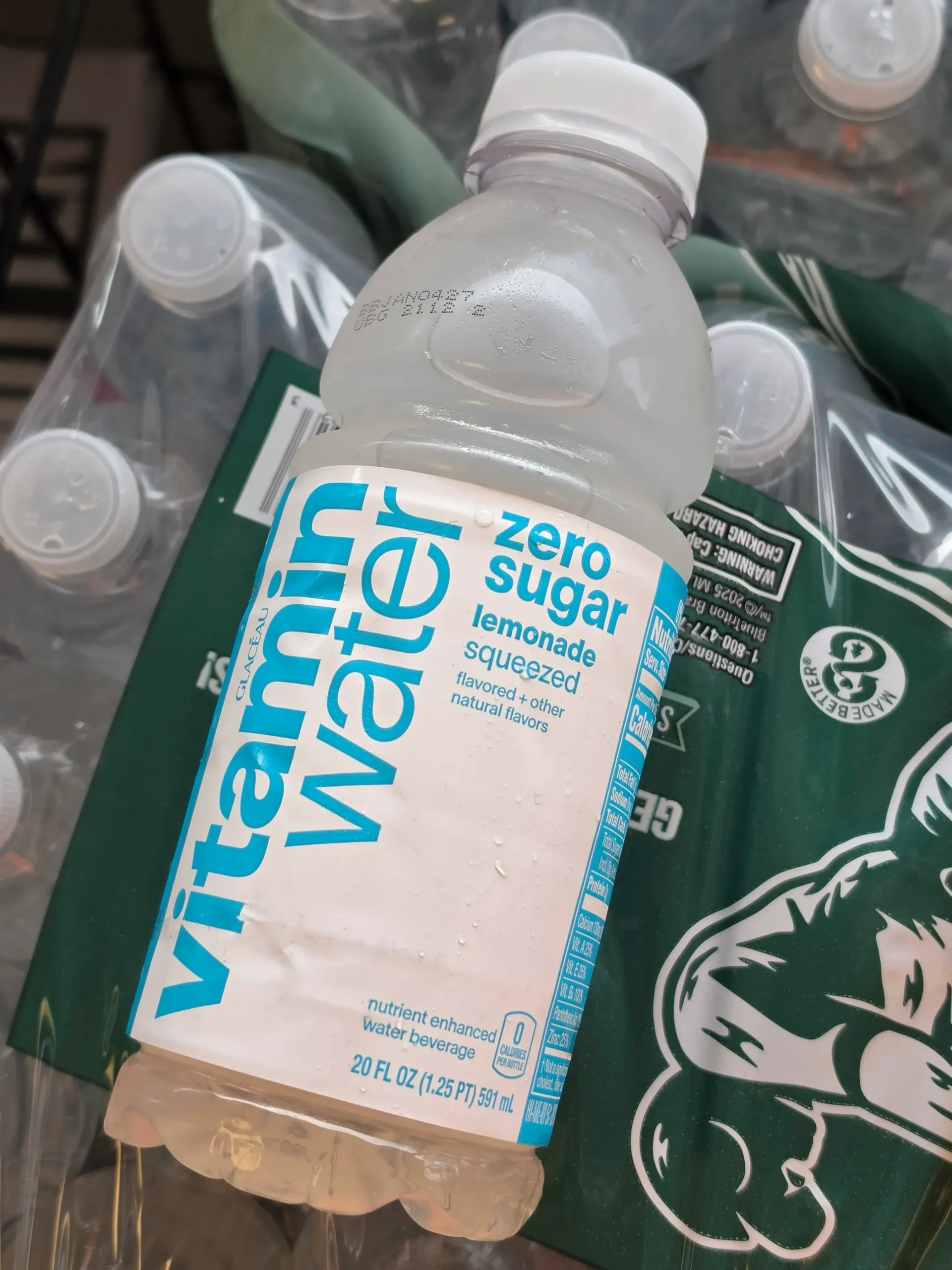 Vitamin Water Zero Sugar Lemonade Squeezed.