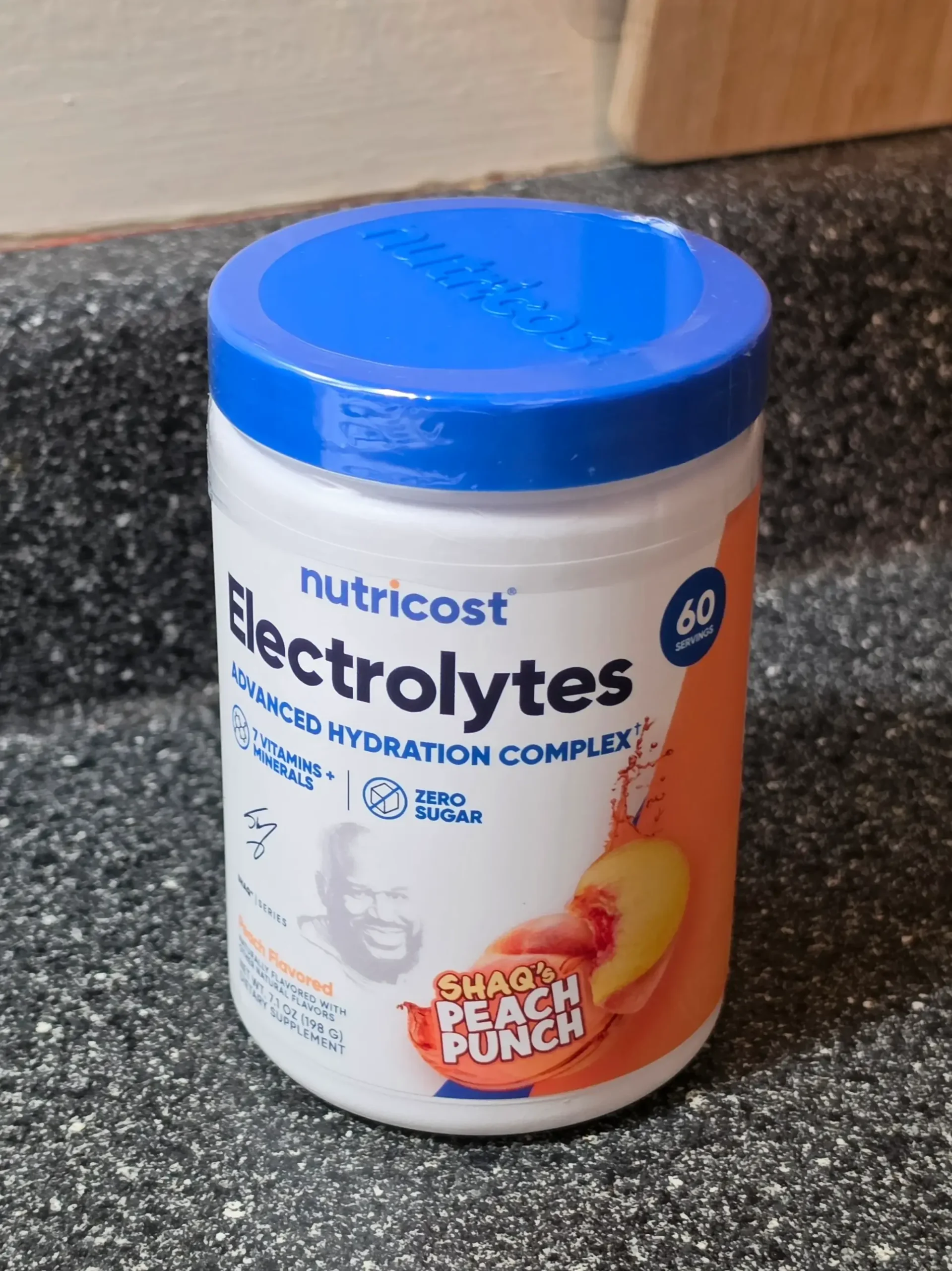 Nutricost Electrolytes Shaq's Peach Punch.