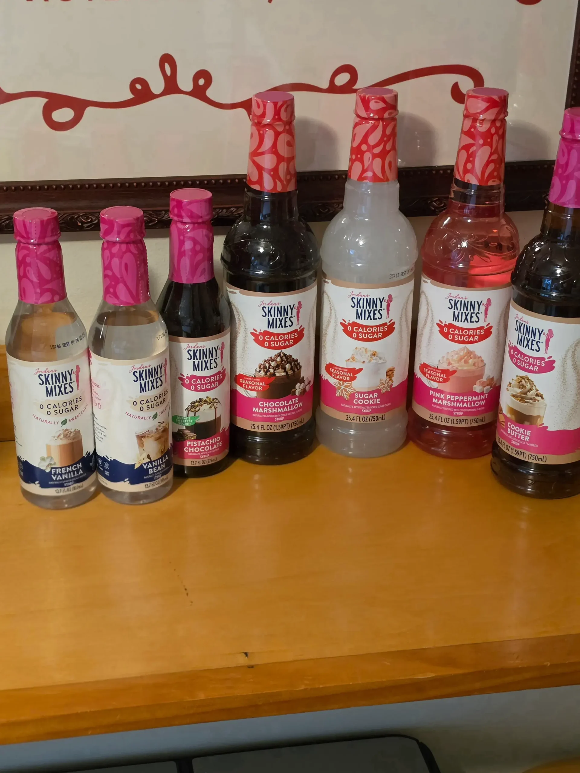 Jordan's Skinny Mixes Vanilla, Sugar Cookie, Chocolate Marshmallow, etc.