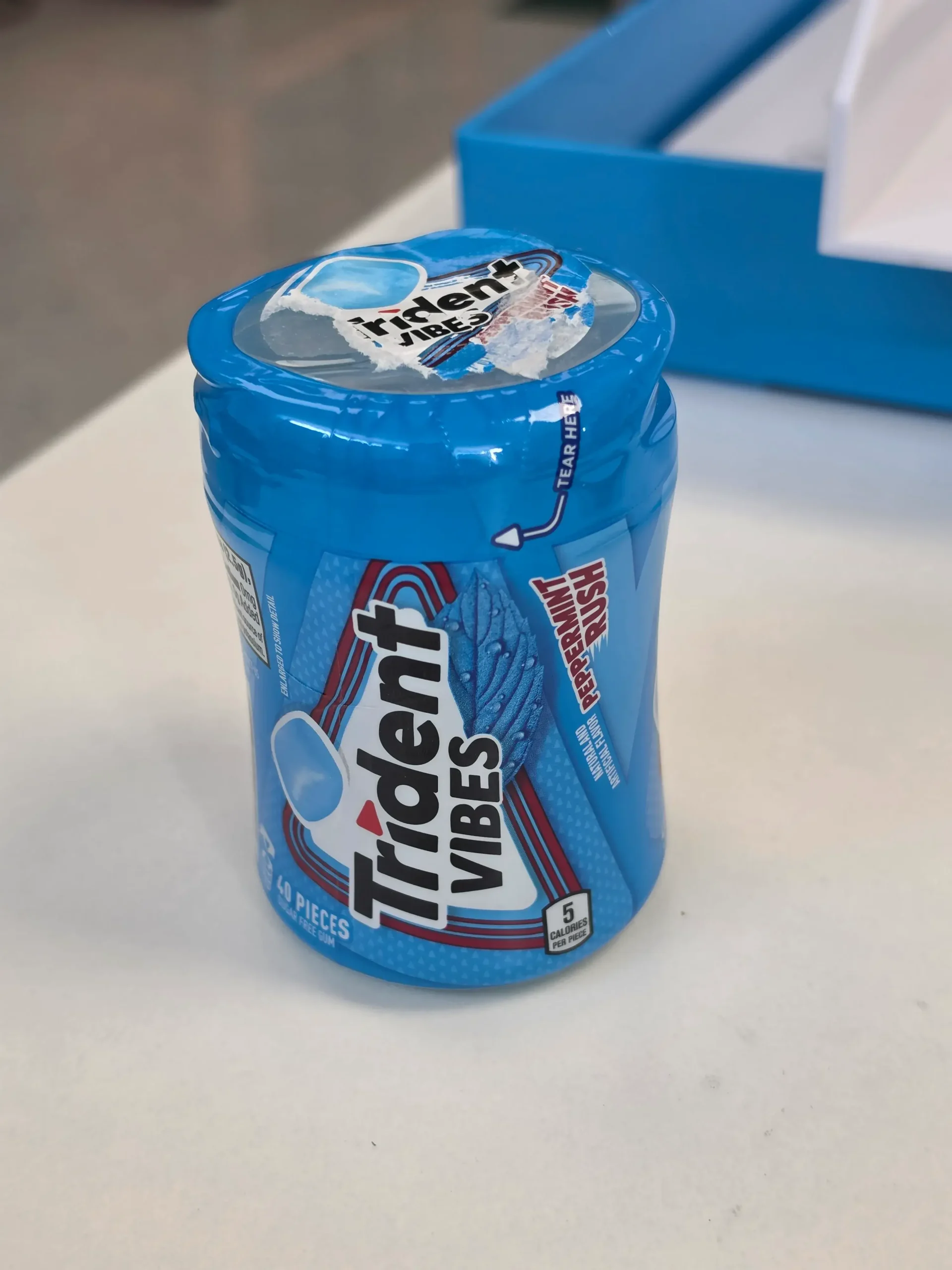 Trident Vibes Peppermint Rush.