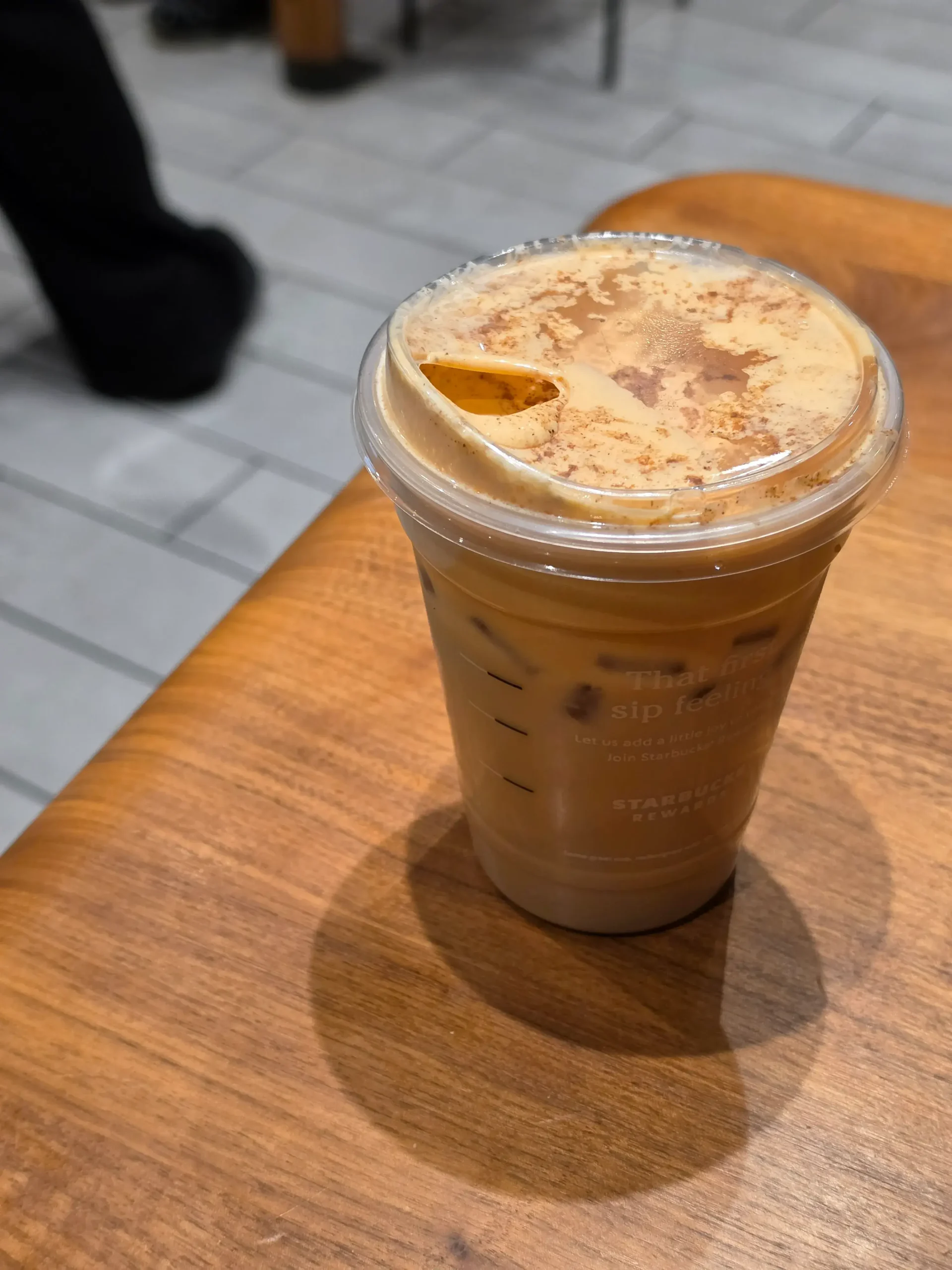 Starbucks Iced Pumpkin Cream Chai.