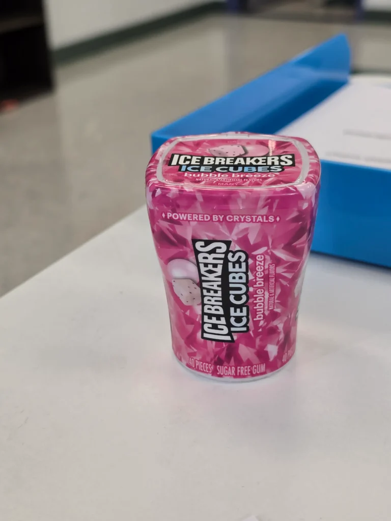 Ice Breakers Ice Cubes Bubble Breeze.